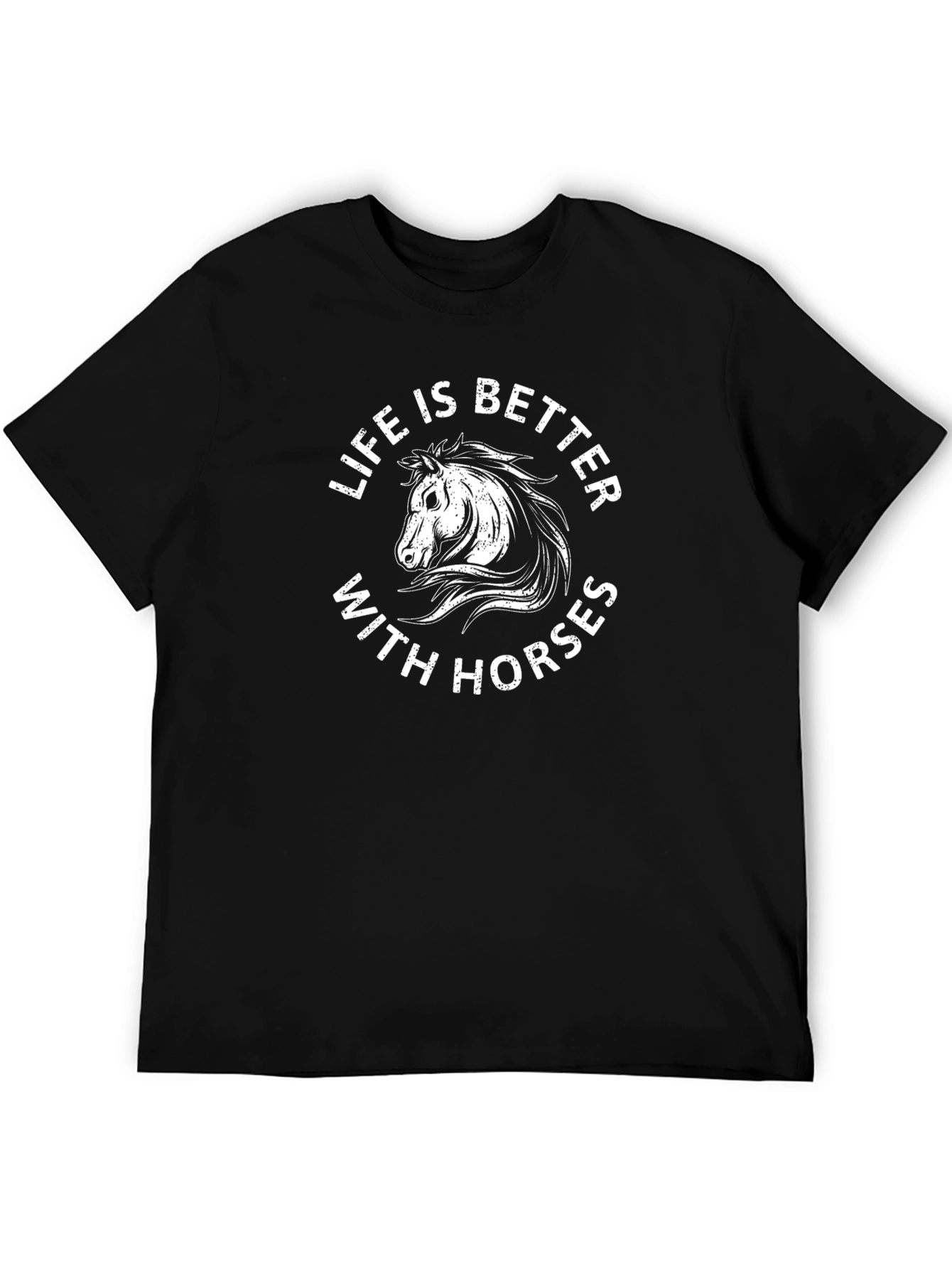 Life Is Better With Horses Graphic Tee