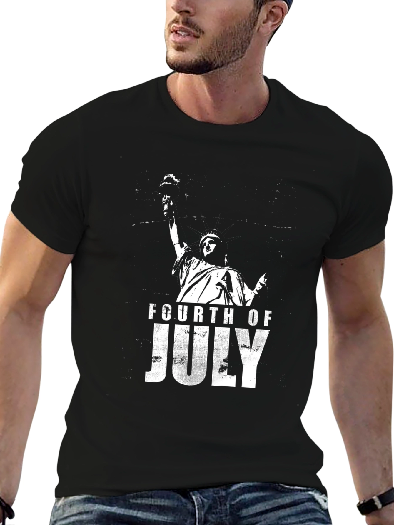 Statue of Liberty 4th of July Graphic Tee