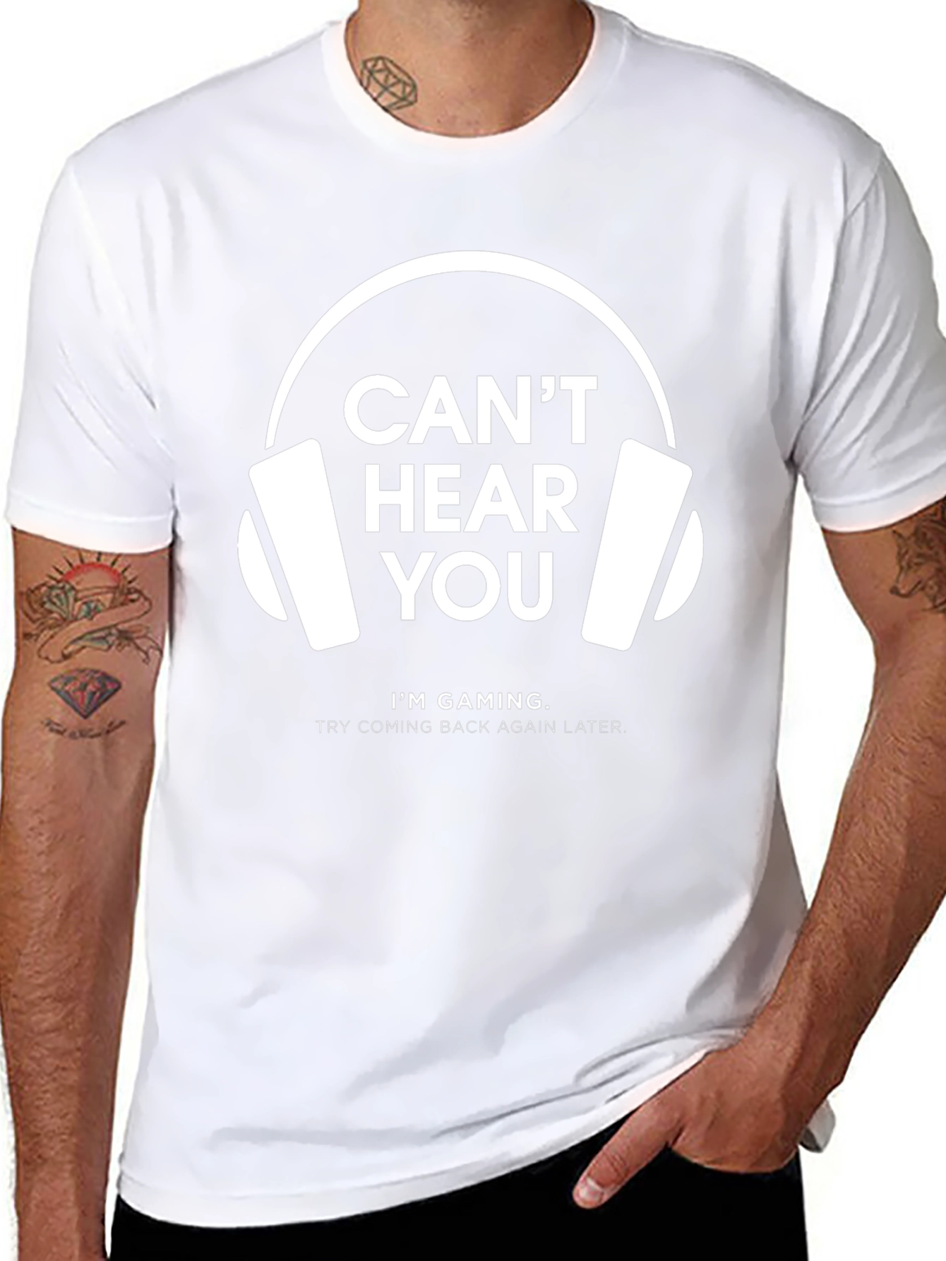 Cant Hear You Gaming T-Shirt | Gamer Gift