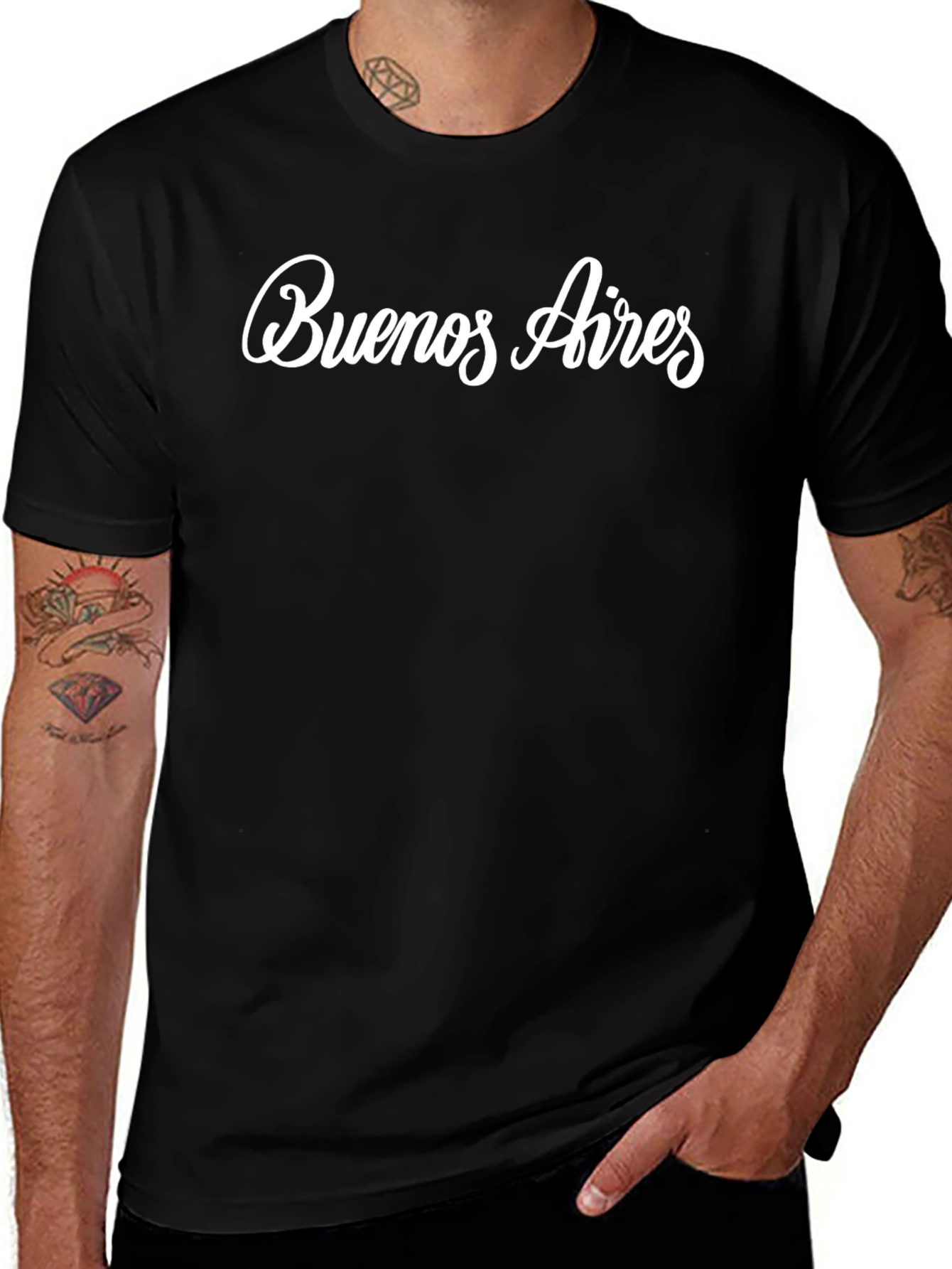 Buenos Aires Black Graphic Tee