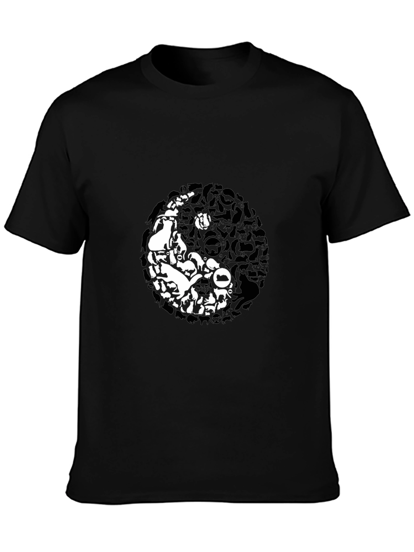 Yin Yang Cats T-Shirt - Balance & Harmony