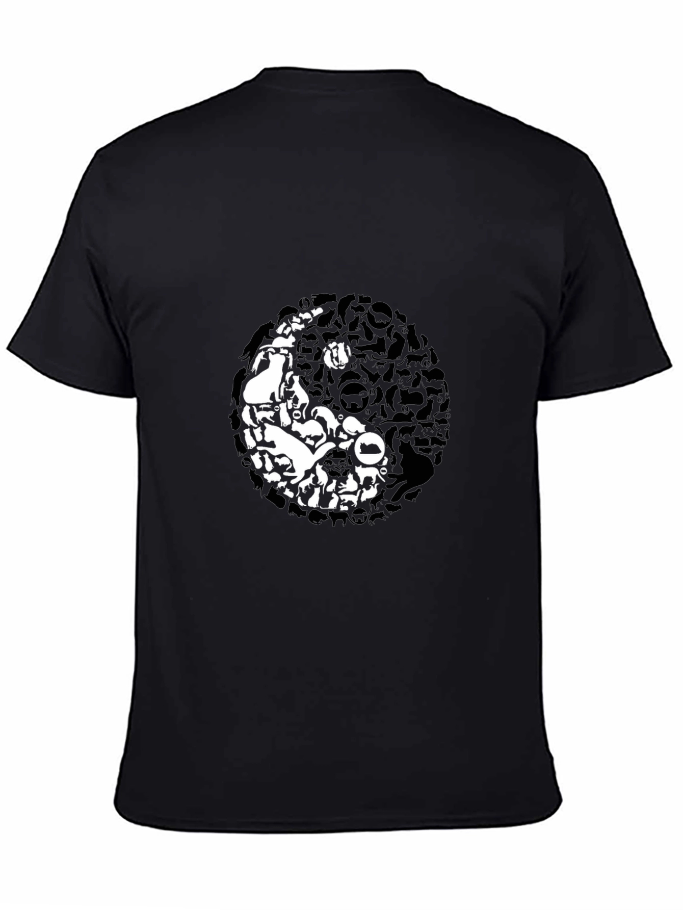 Yin Yang Cats T-Shirt - Balance & Harmony