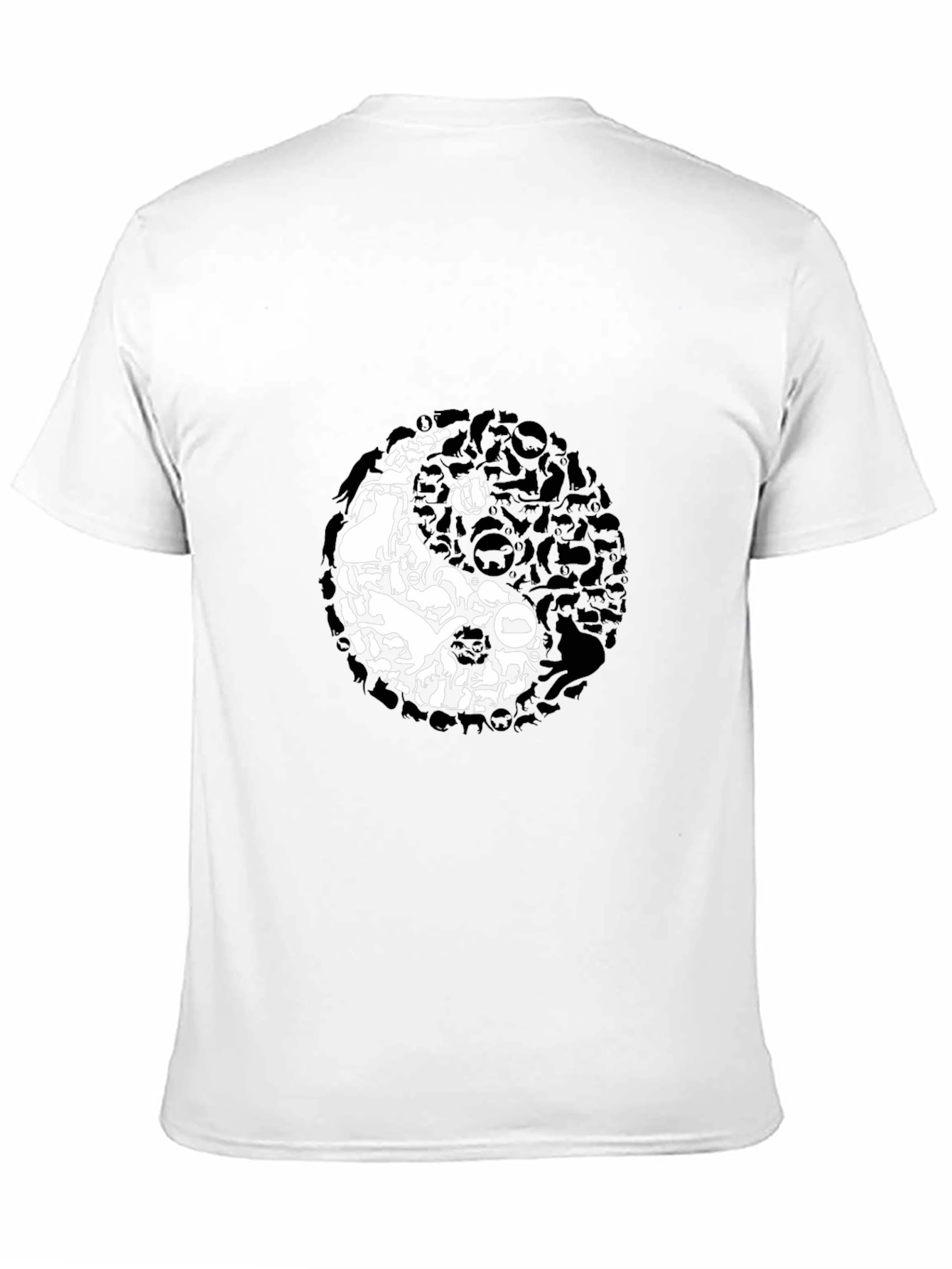 Yin Yang Cats T-Shirt - Balance & Harmony