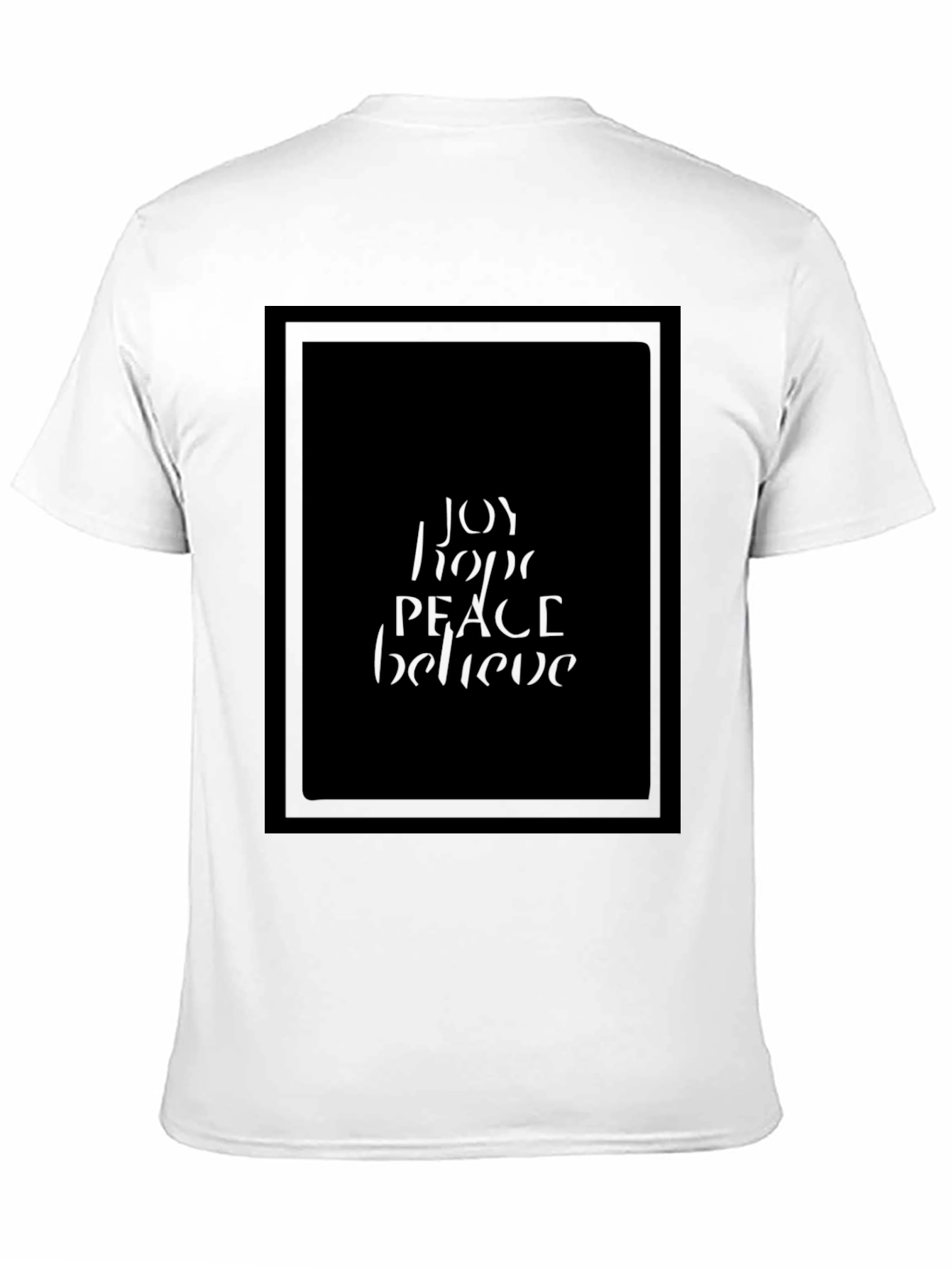 Joy Hope Peace Believe Graphic Tee