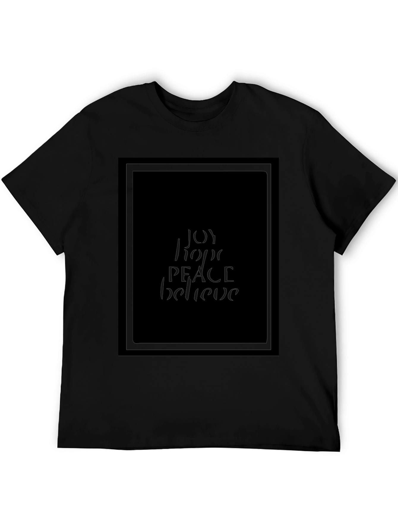 Joy Hope Peace Believe Graphic Tee
