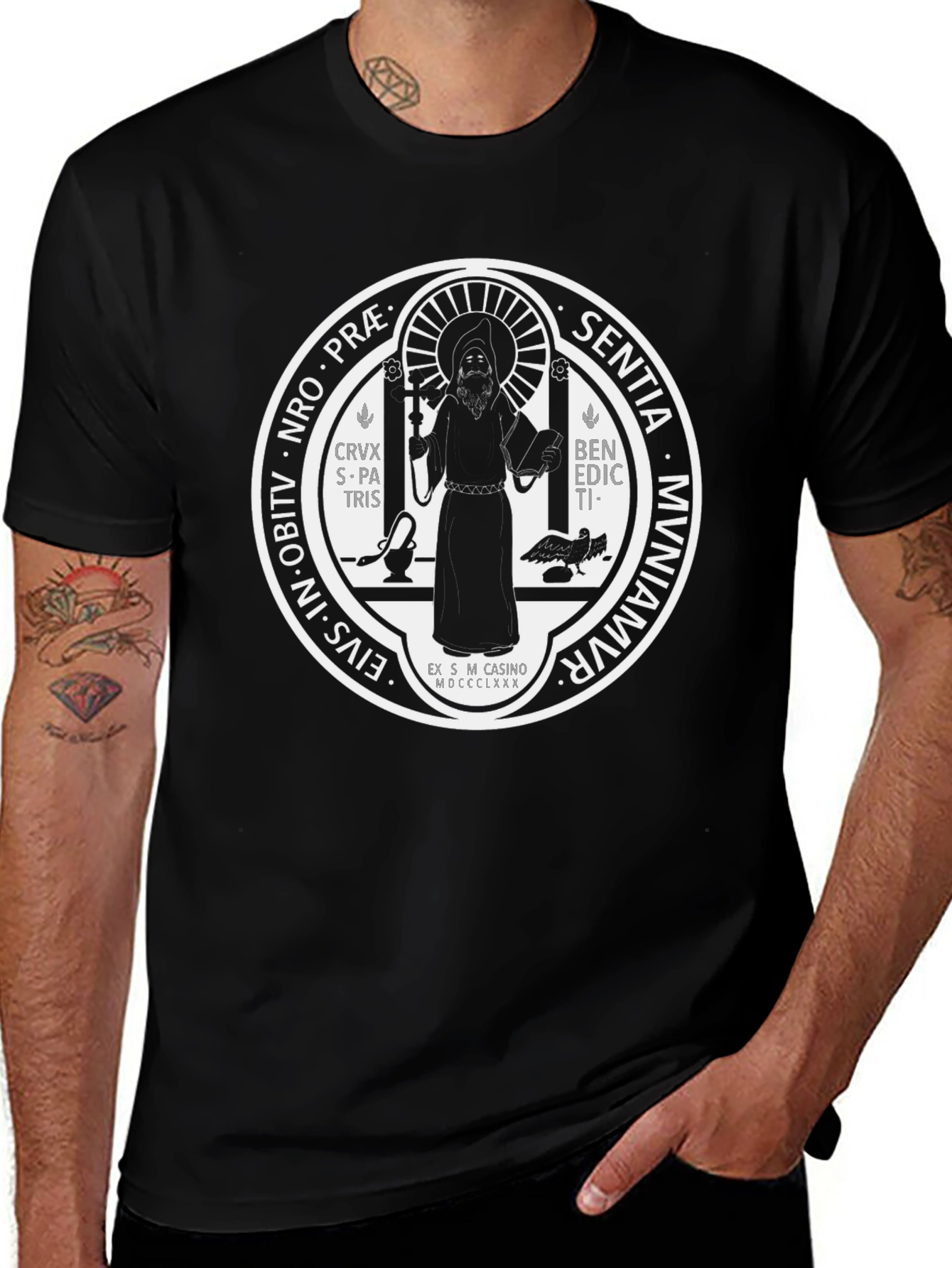 Saint Benedict Medal T-Shirt