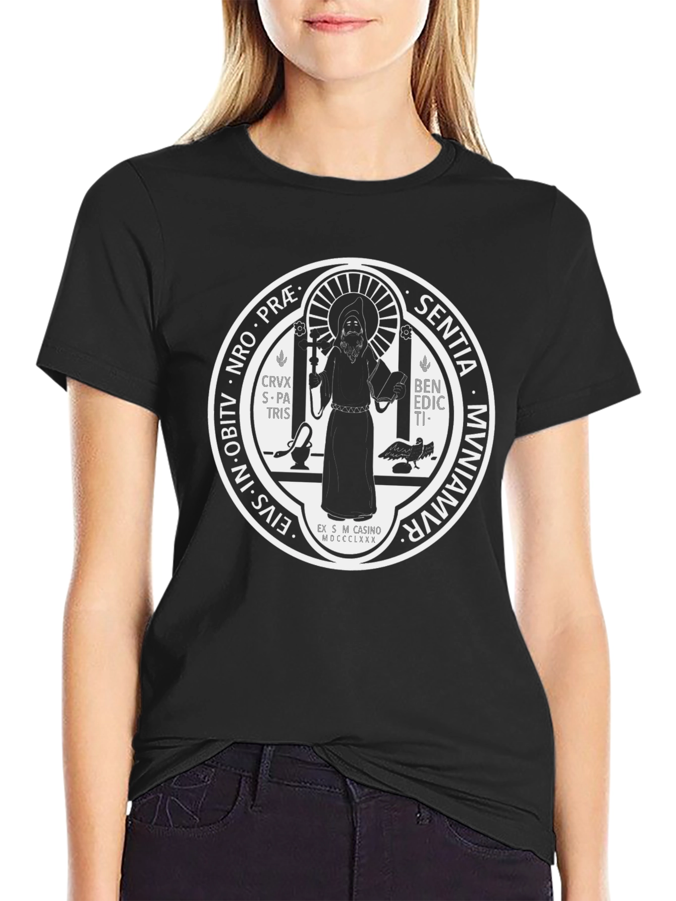 Saint Benedict Medal T-Shirt