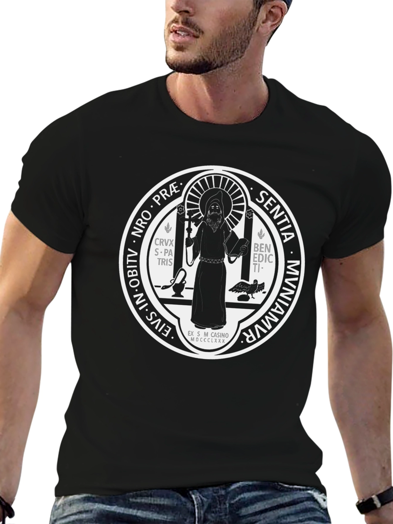 Saint Benedict Medal T-Shirt