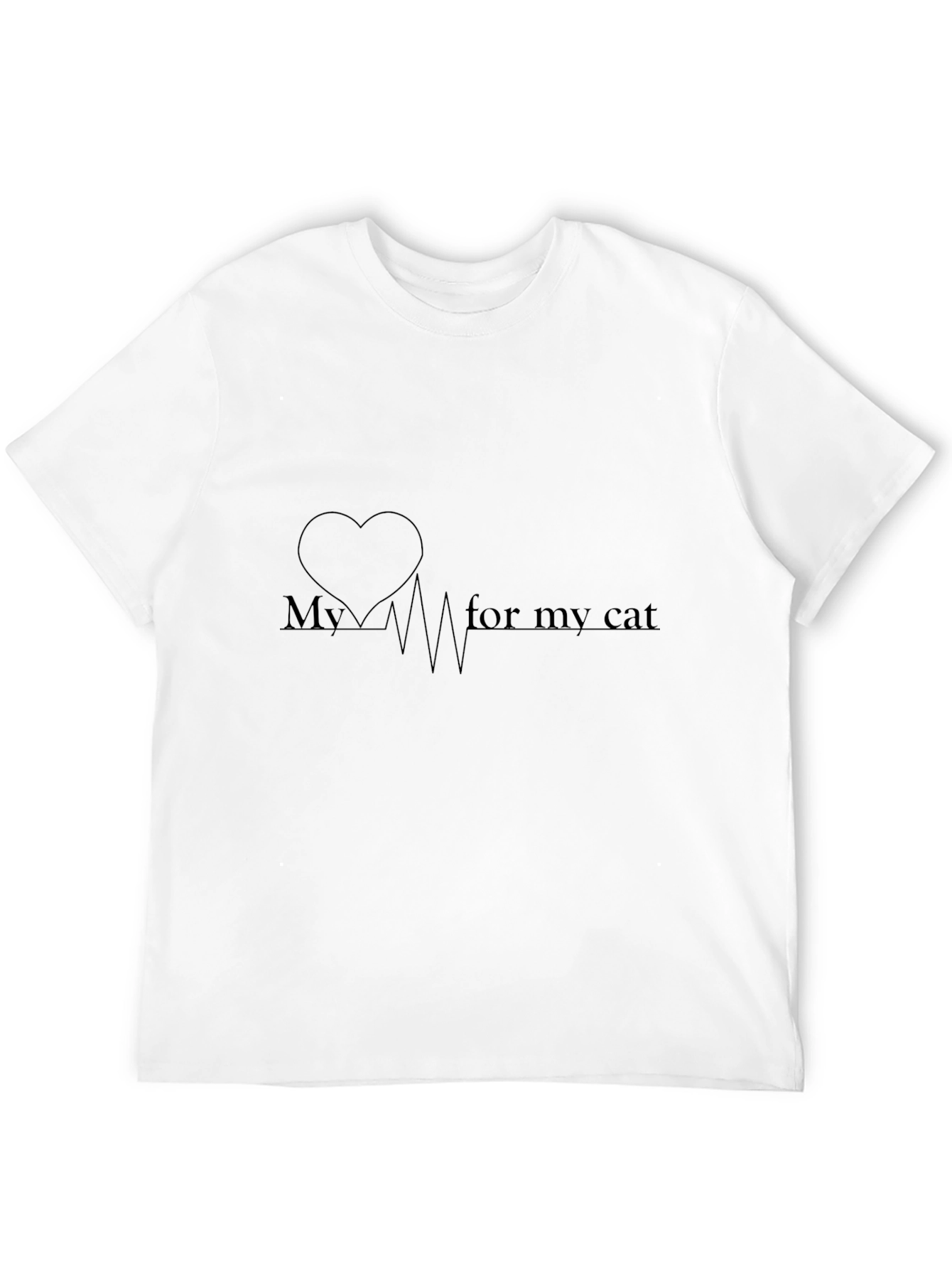 My Heart for My Cat Graphic Tee