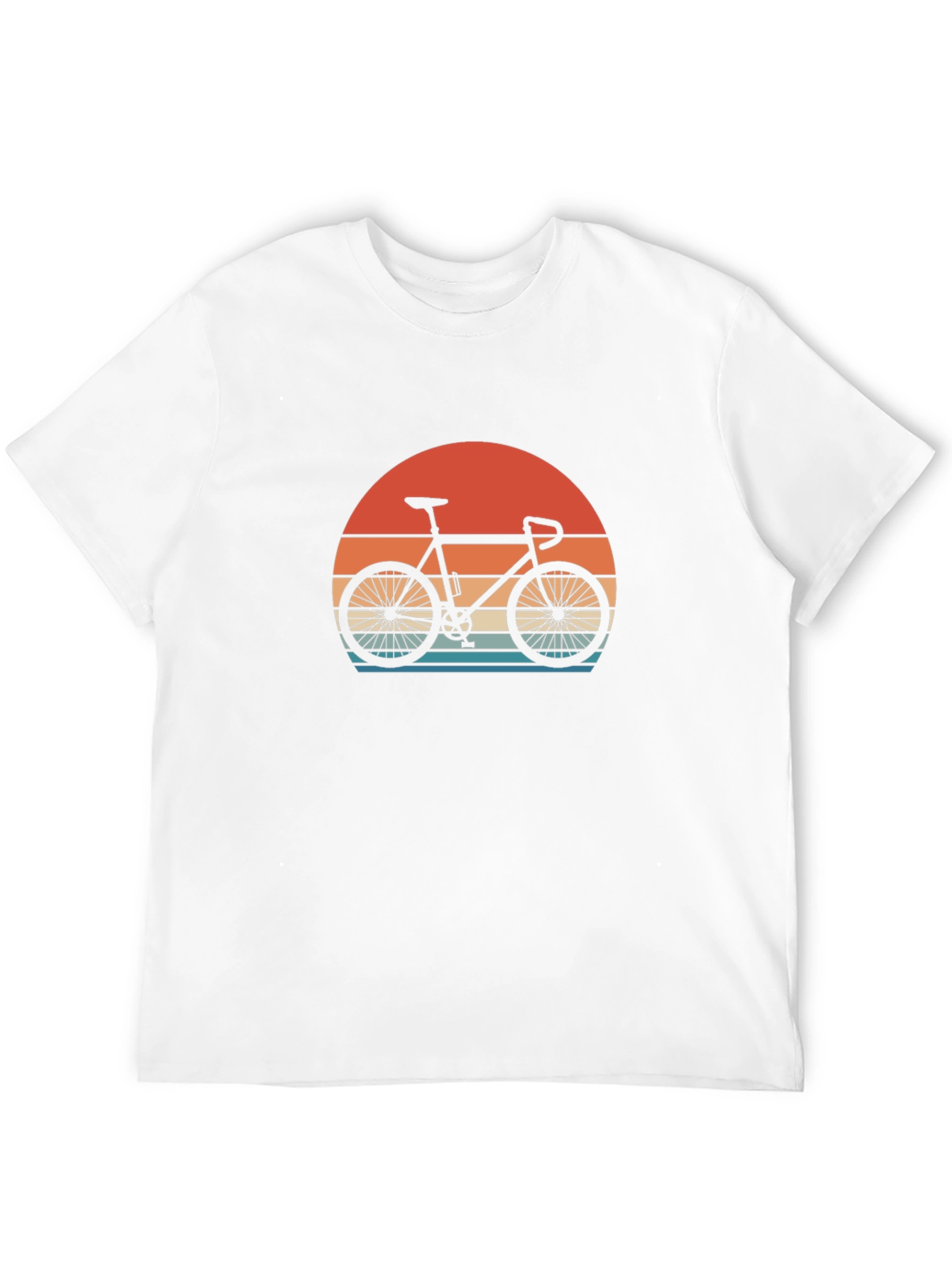 Retro Sunset Bike Graphic Tee