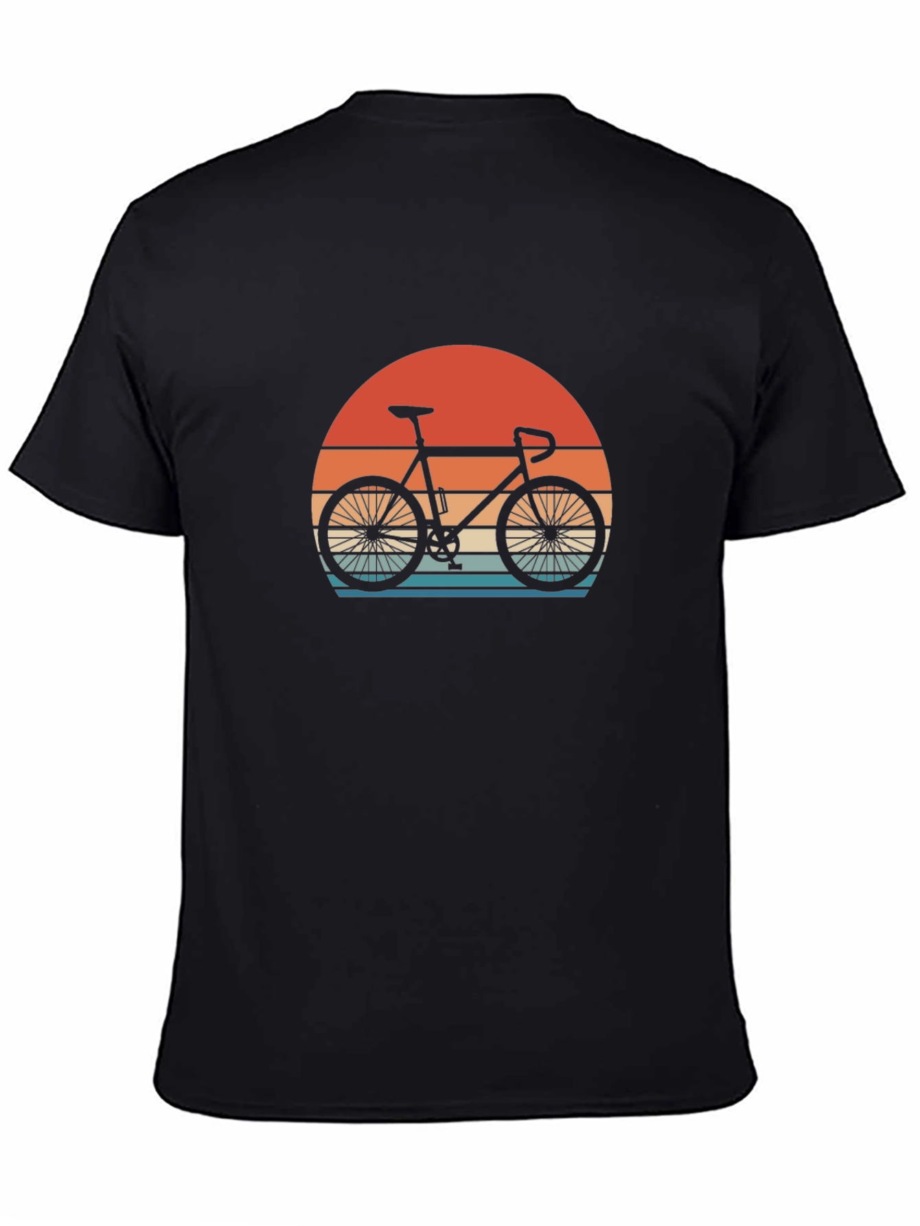 Retro Sunset Bike Graphic Tee