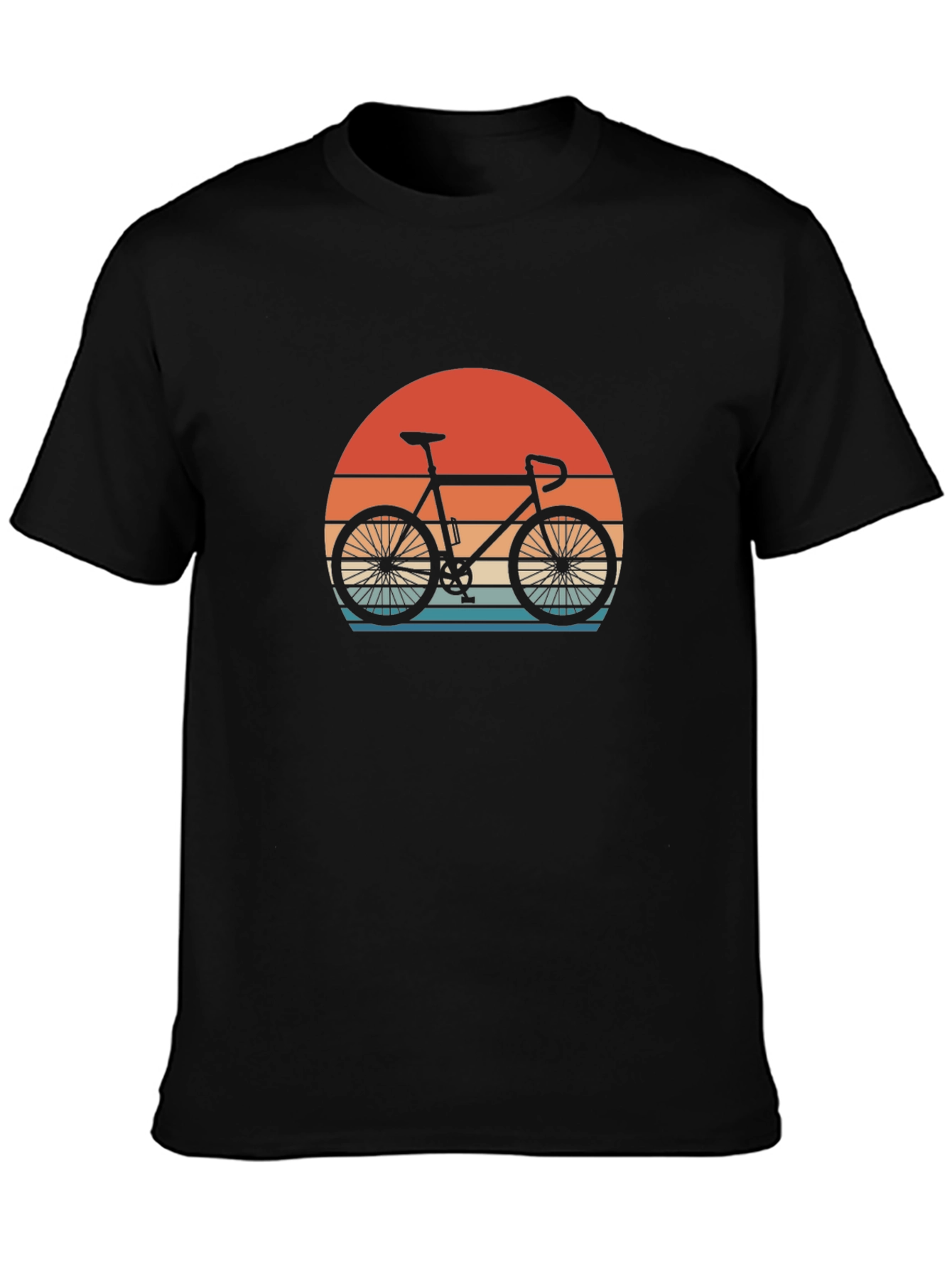 Retro Sunset Bike Graphic Tee