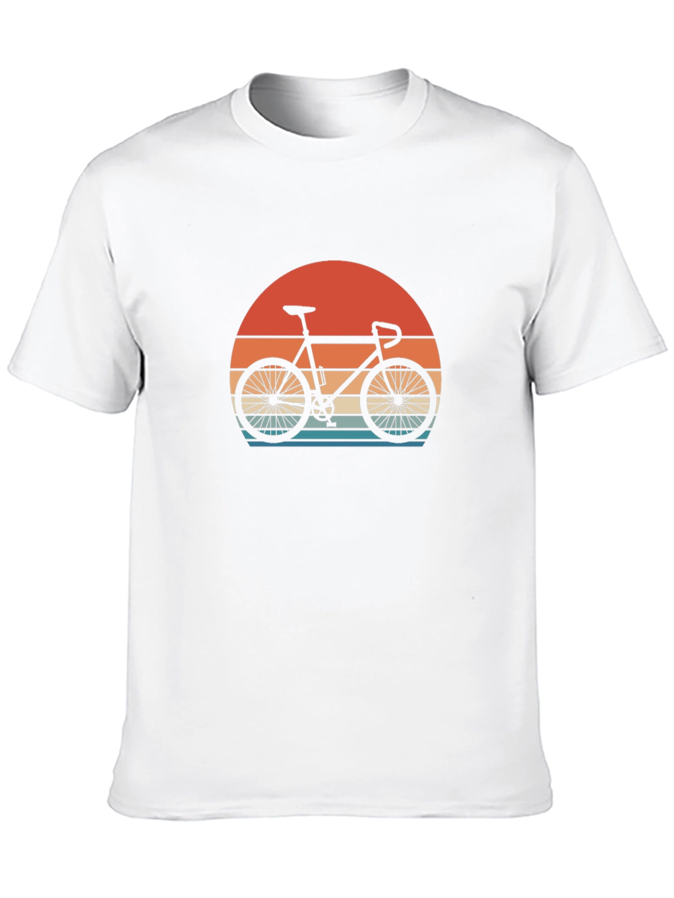 Retro Sunset Bike Graphic Tee
