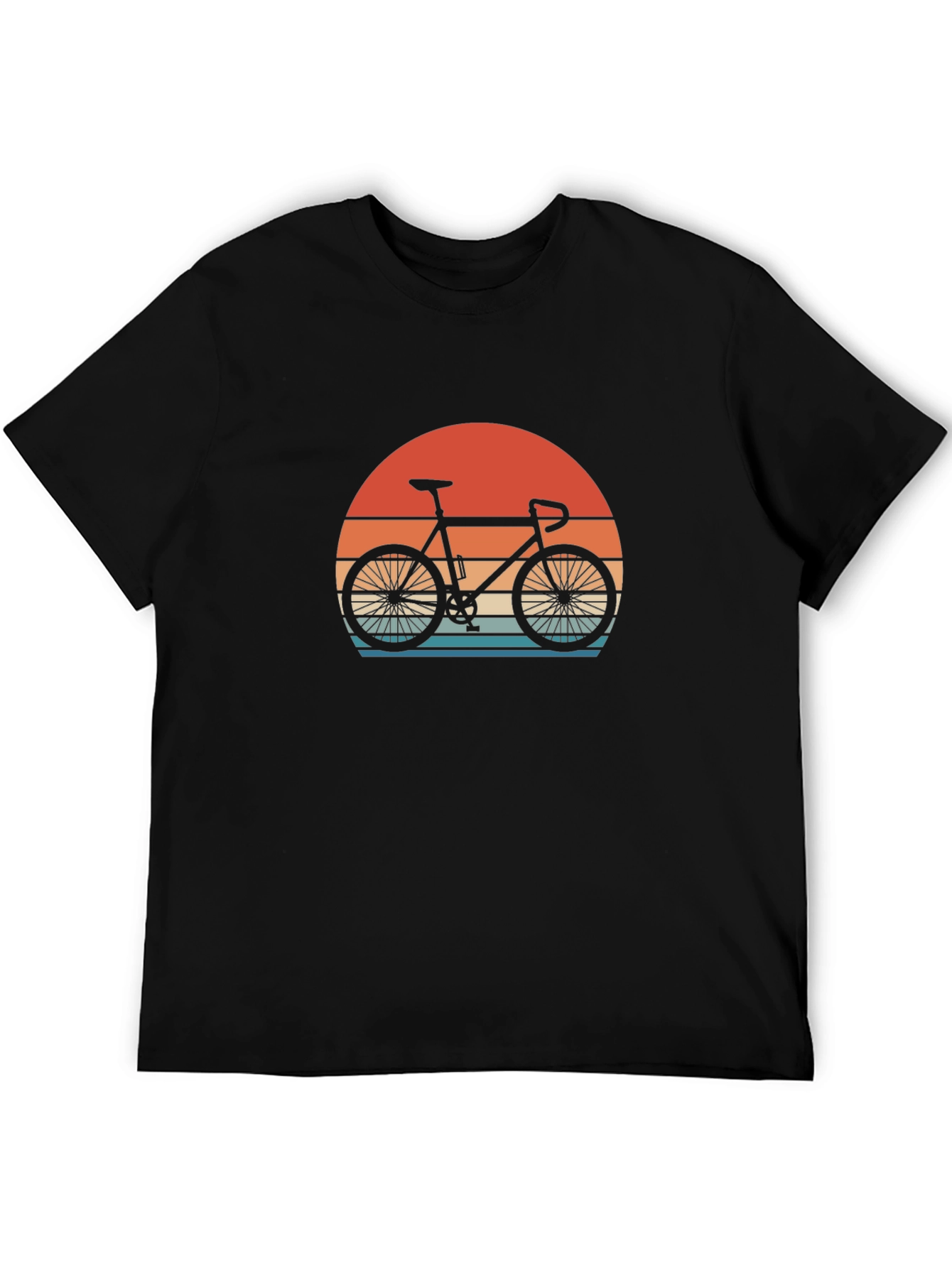Retro Sunset Bike Graphic Tee