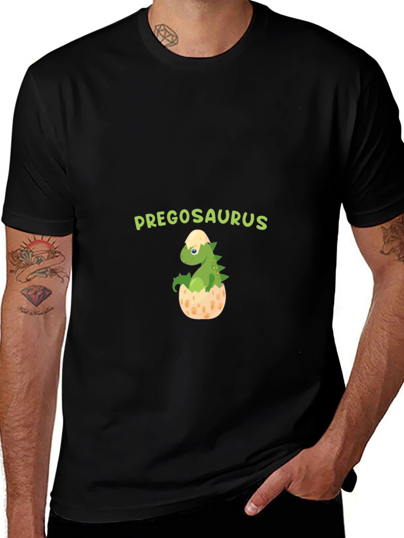 Pregosaurus T-Shirt - Expecting Dinosaur Tee