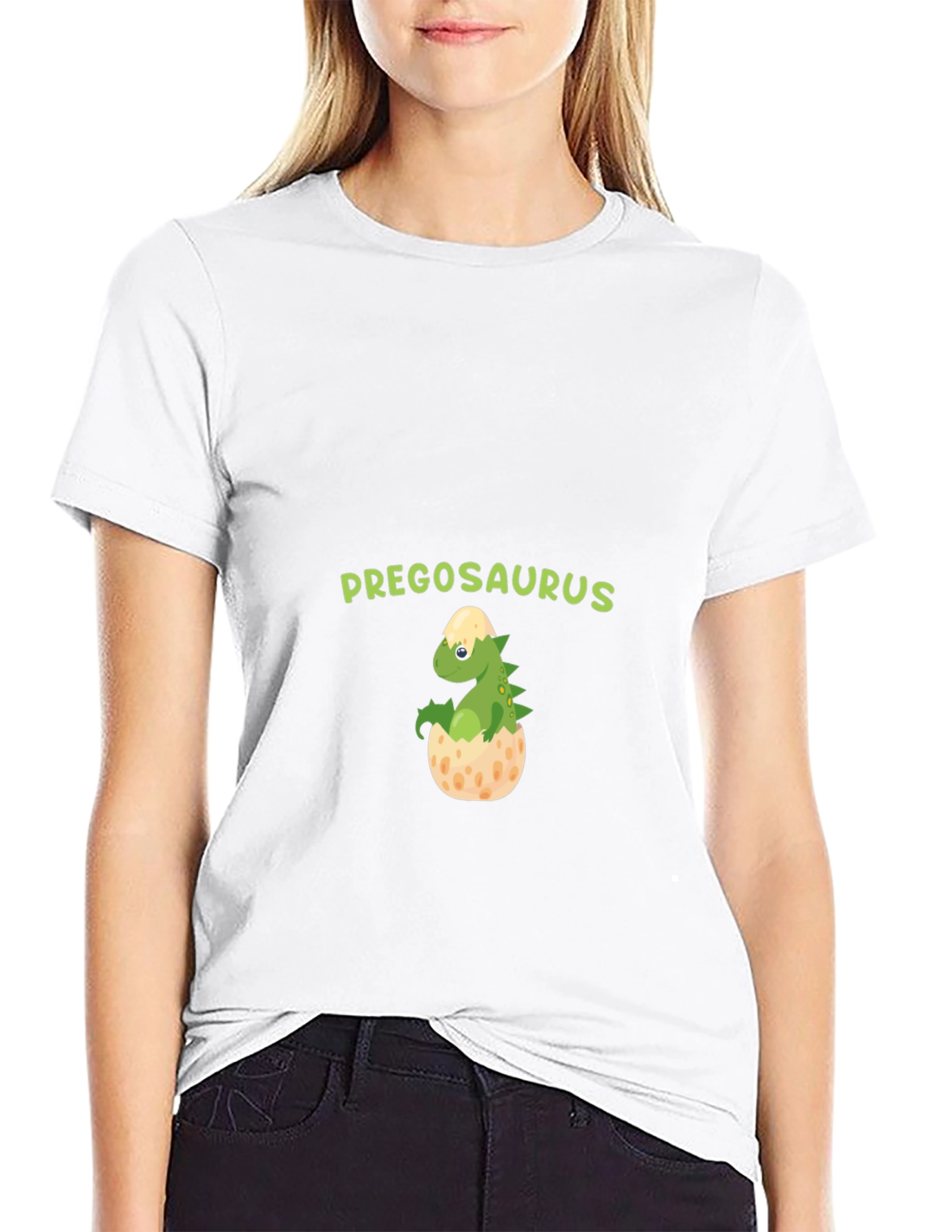 Pregosaurus T-Shirt - Expecting Dinosaur Tee