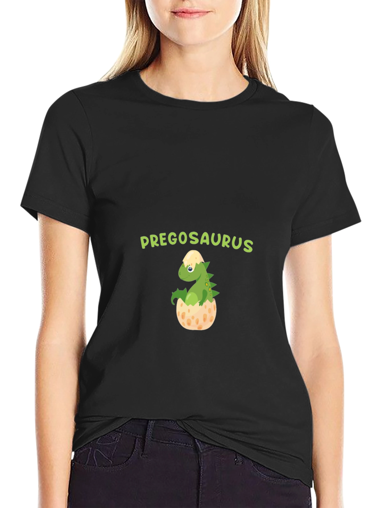 Pregosaurus T-Shirt - Expecting Dinosaur Tee