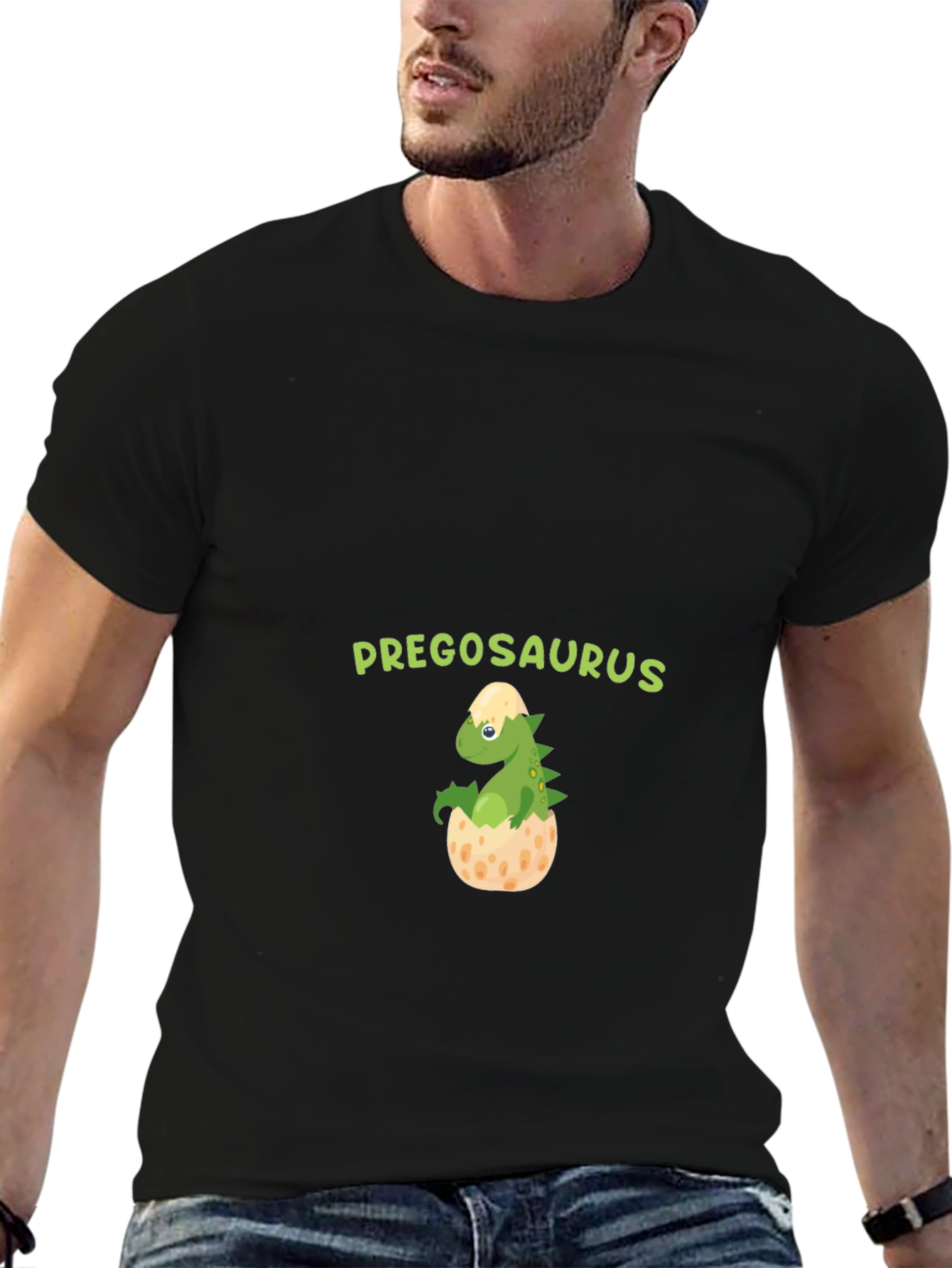 Pregosaurus T-Shirt - Expecting Dinosaur Tee