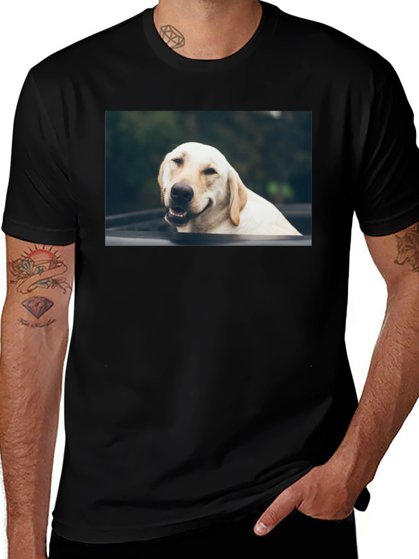 Dog Lover Black T-Shirt | Relaxed Fit