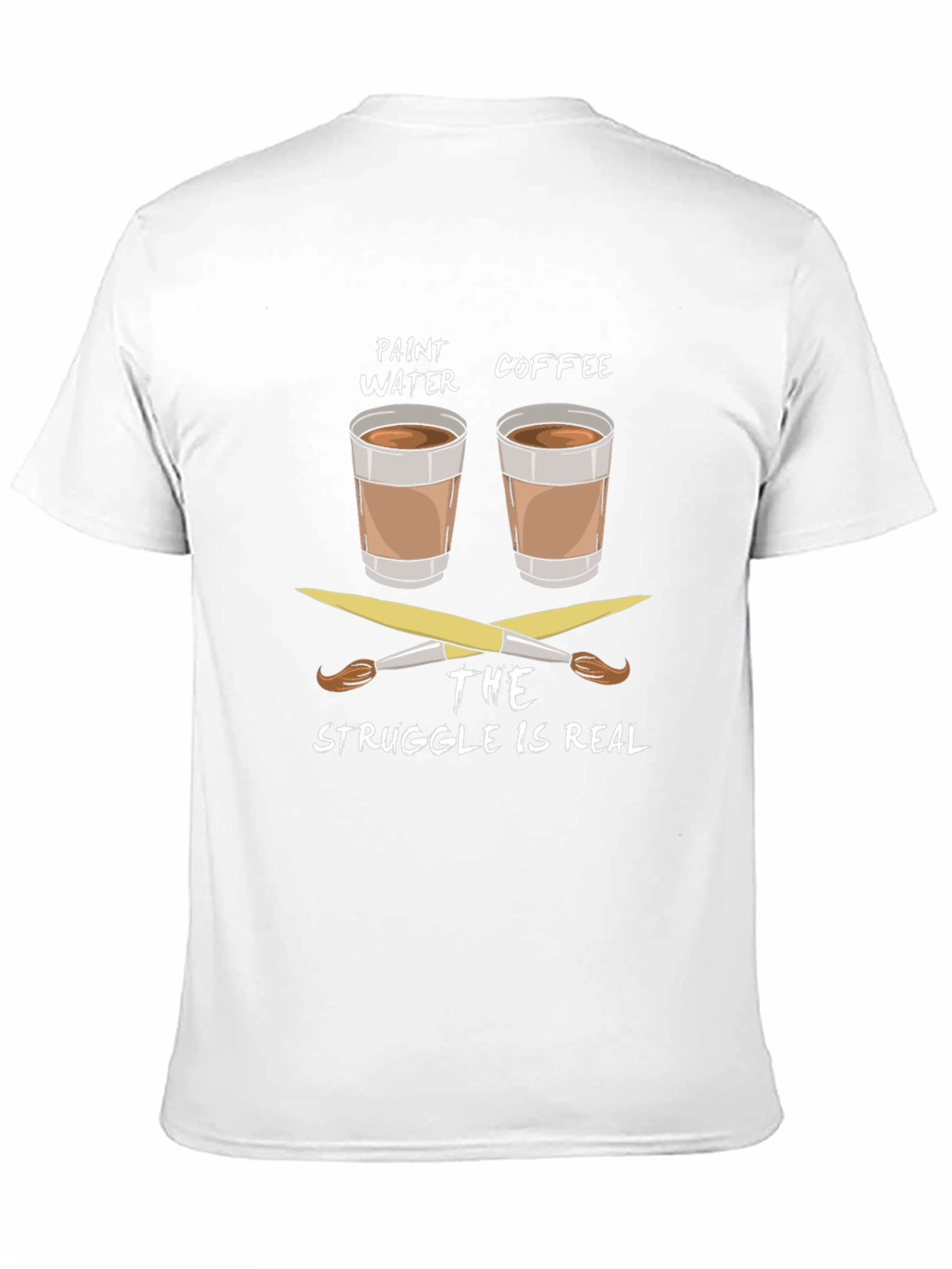 Paint Water Coffee Artist T-Shirt