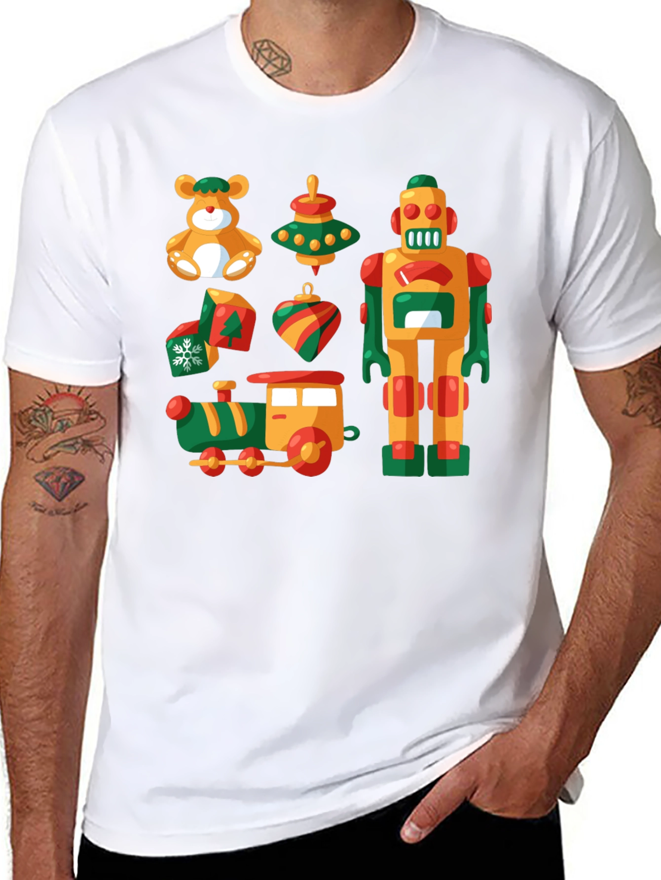 Festive Toy Graphic T-Shirt