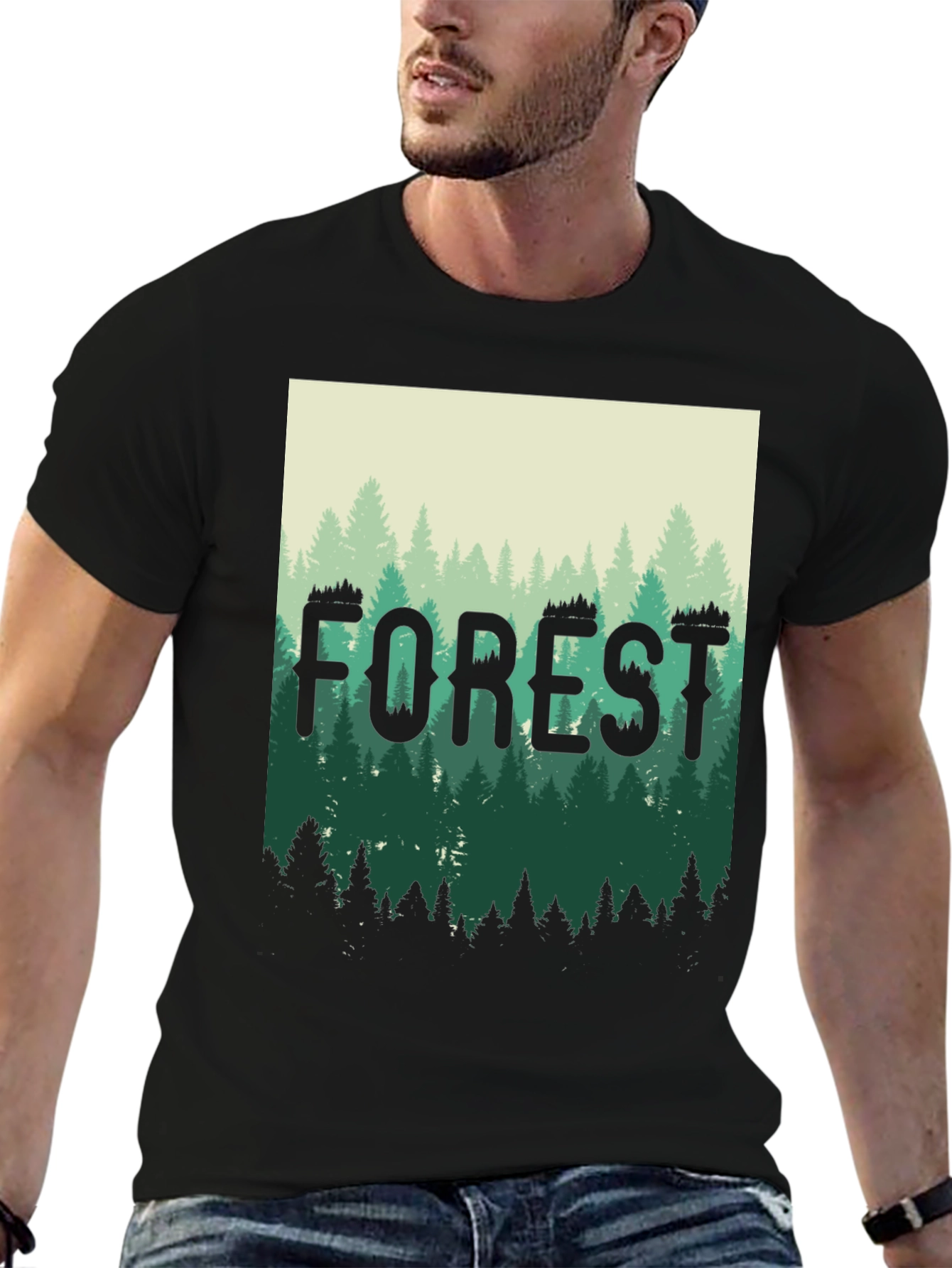 Forest Graphic T-Shirt - Nature Tee
