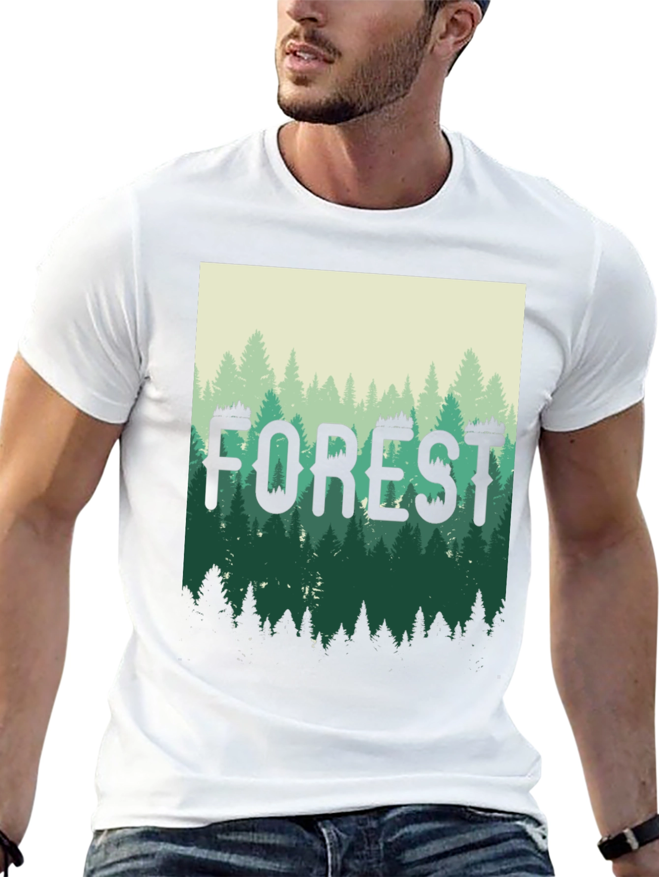 Forest Graphic T-Shirt - Nature Tee