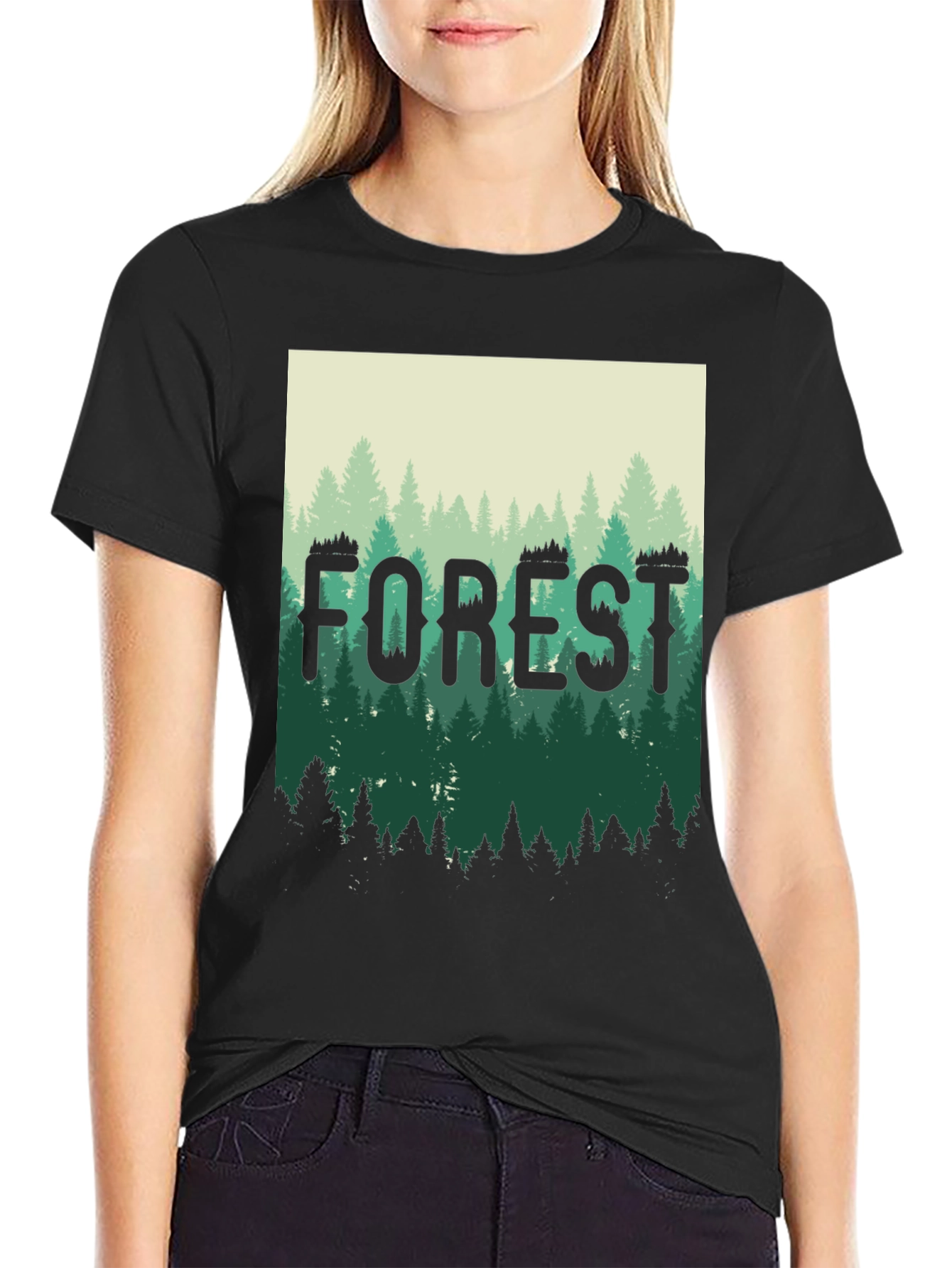 Forest Graphic T-Shirt - Nature Tee