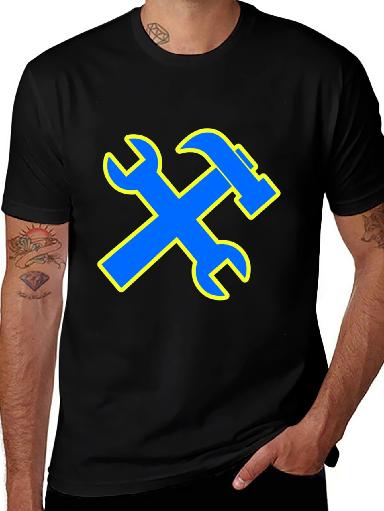 Tools Graphic Black T-Shirt
