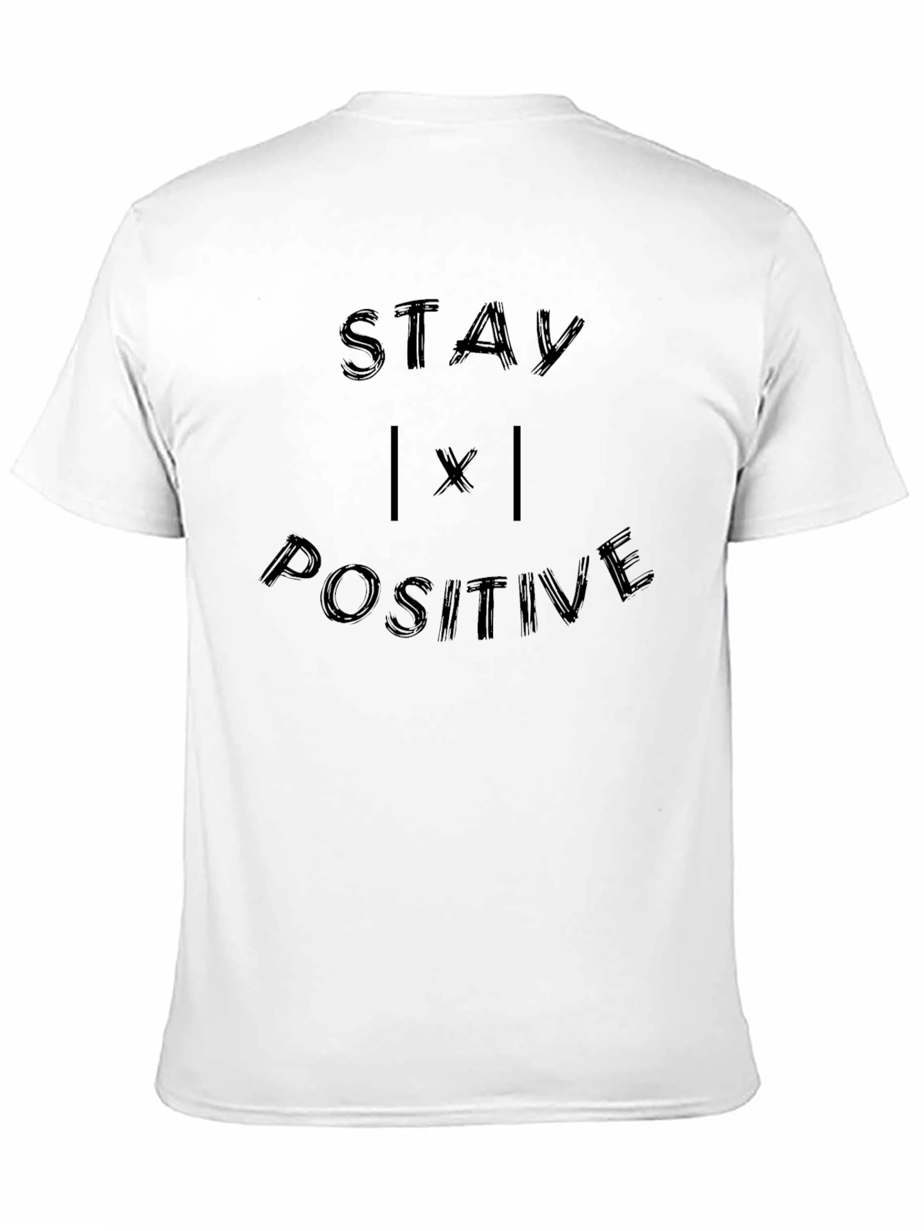Stay Positive Graphic Tee - Motivational Black T-Shirt