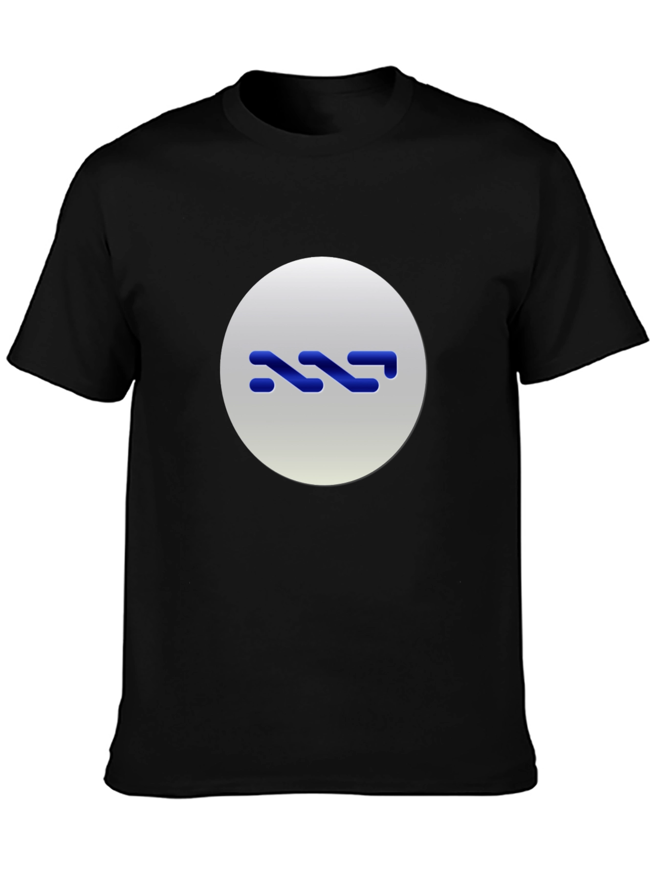 Modern Logo Graphic Tee - Black