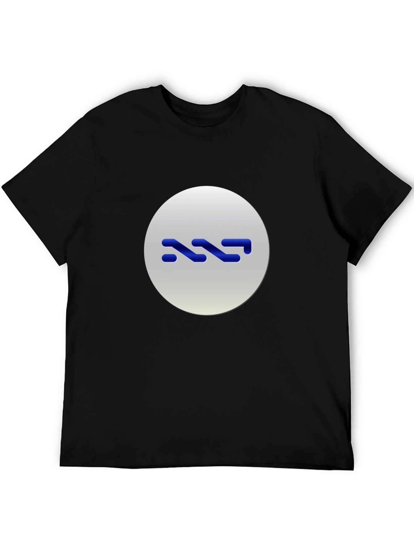 Modern Logo Graphic Tee - Black