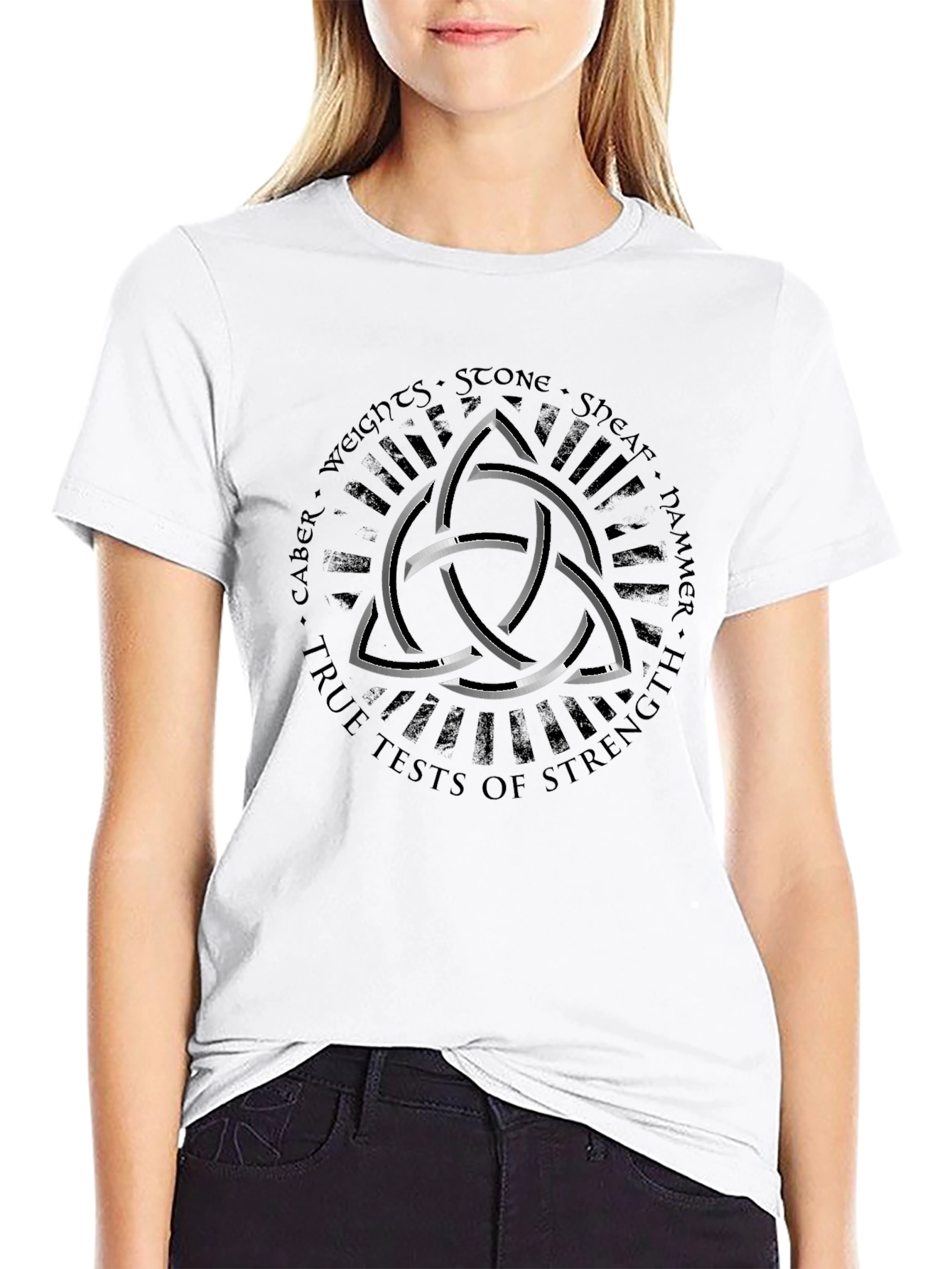 True Tests of Strength Celtic Knot Black T-Shirt