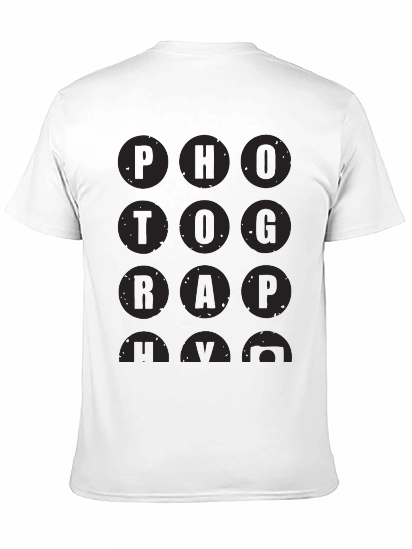 PHOTOGRAPHY Black Graphic T-Shirt