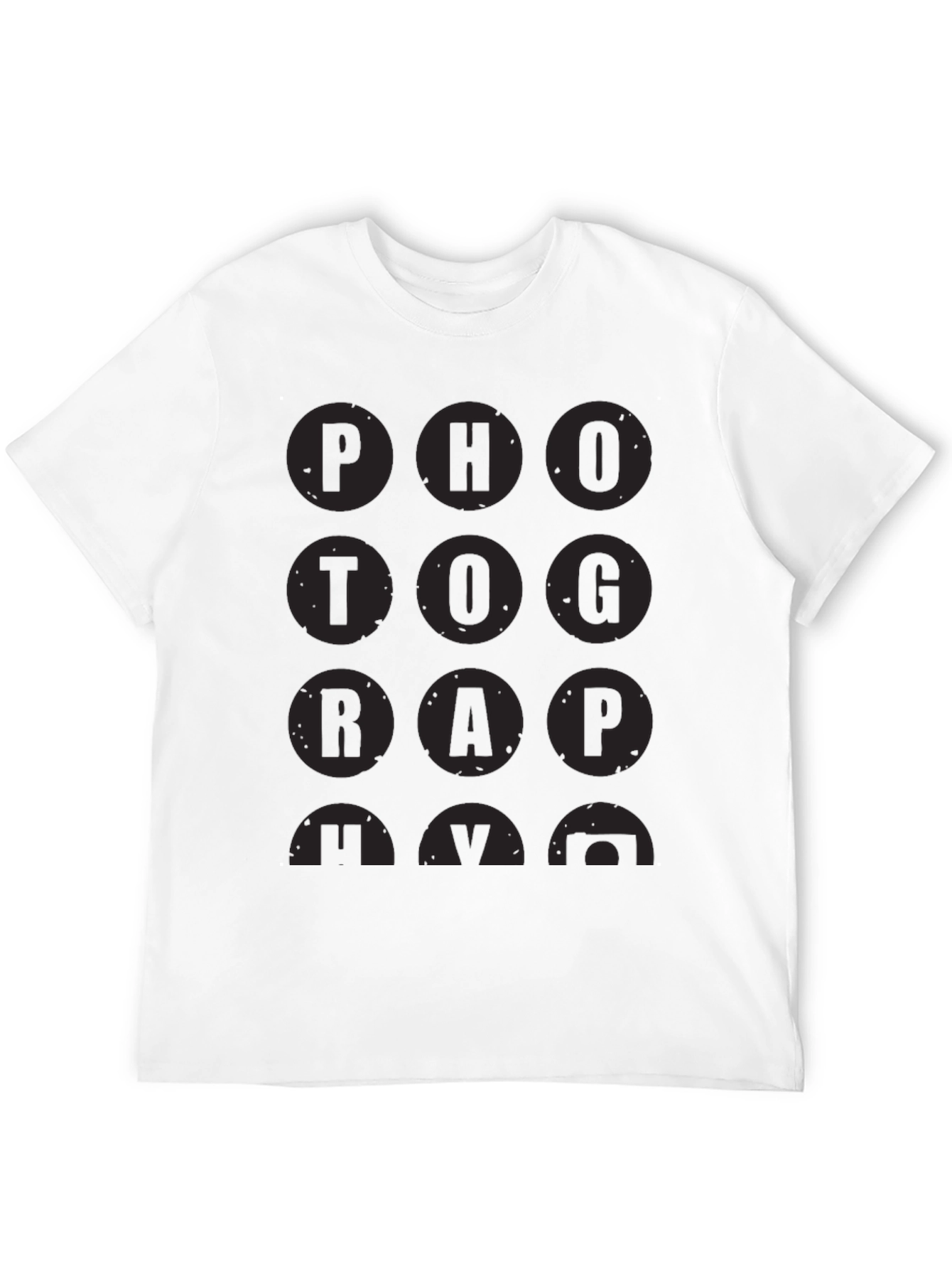 PHOTOGRAPHY Black Graphic T-Shirt
