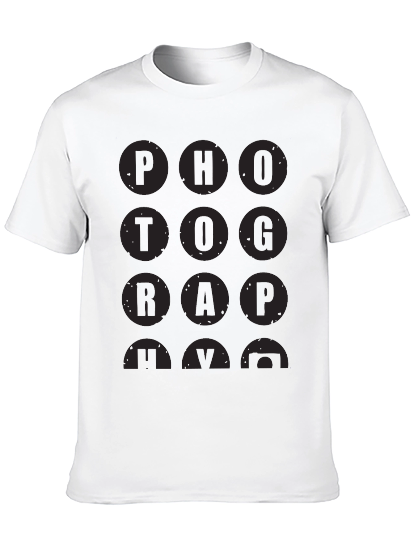 PHOTOGRAPHY Black Graphic T-Shirt