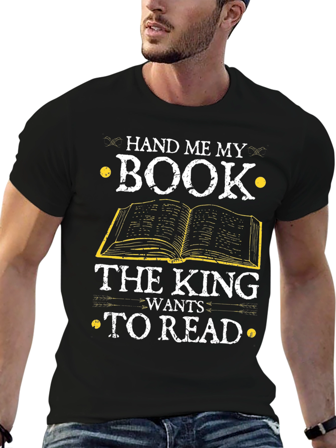 Hand Me My Book T-Shirt - Reader Gift