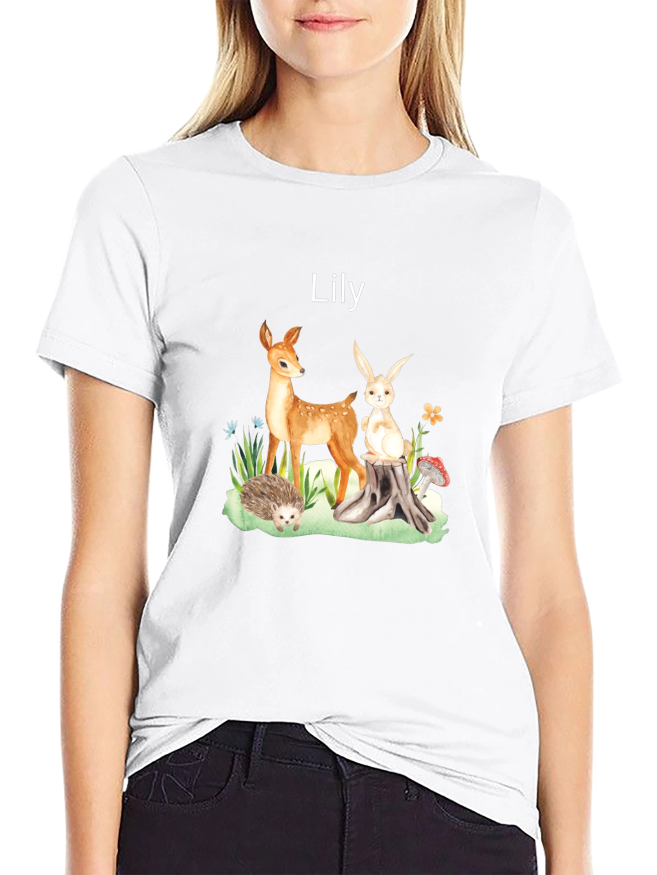 Lilys Forest Friends Graphic Tee