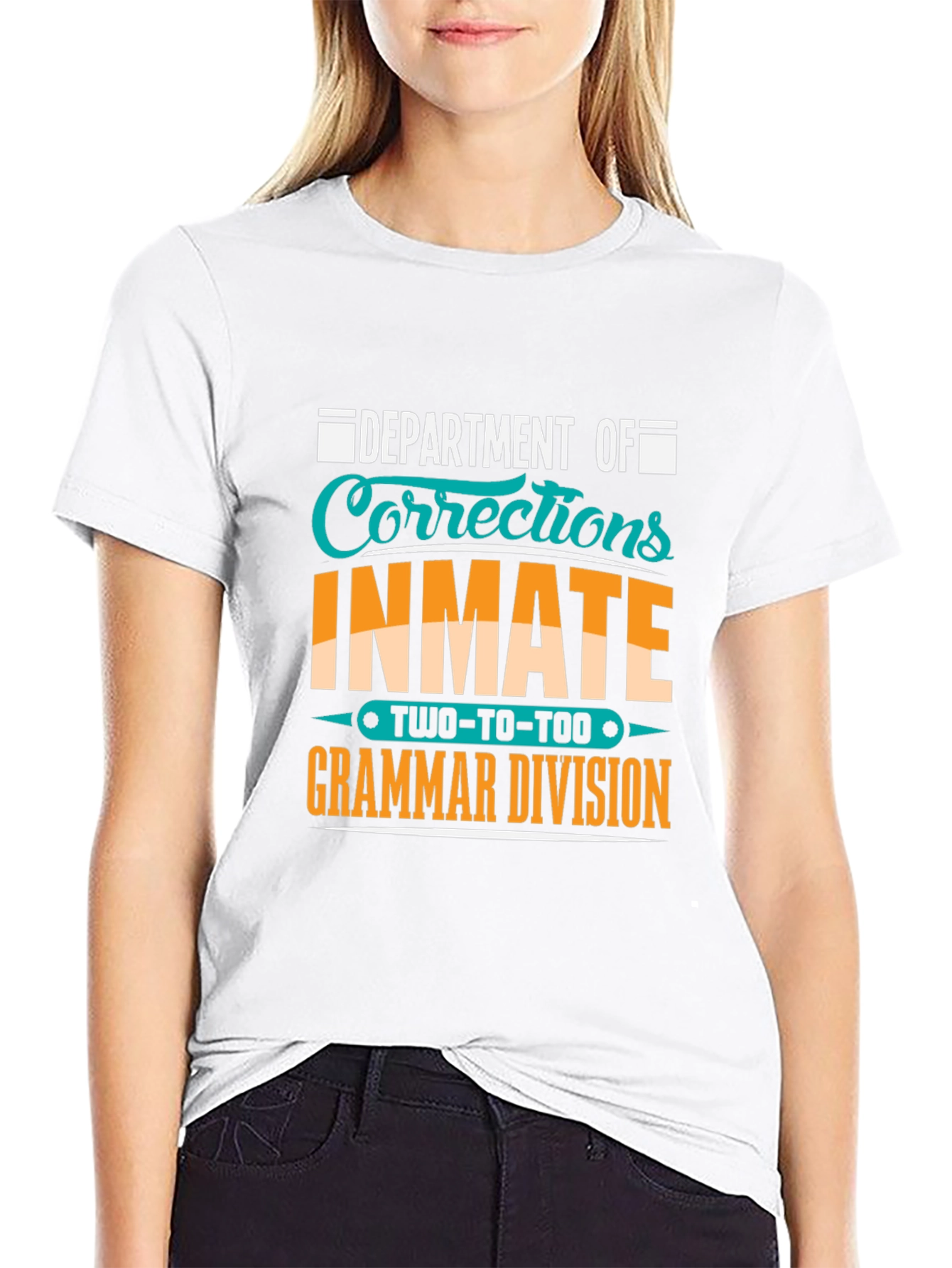 Corrections Inmate Grammar Division T-Shirt