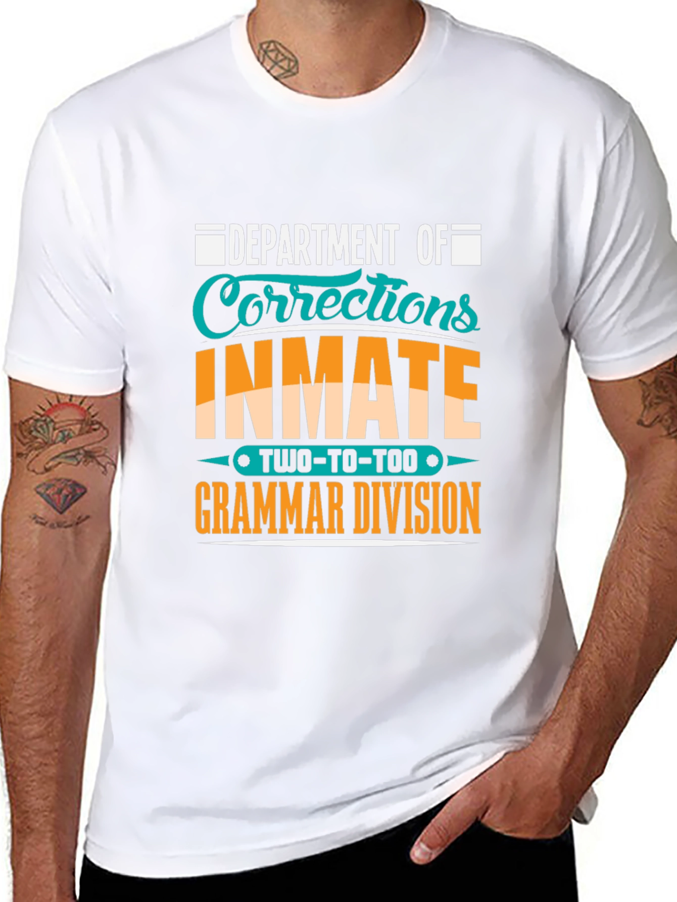 Corrections Inmate Grammar Division T-Shirt