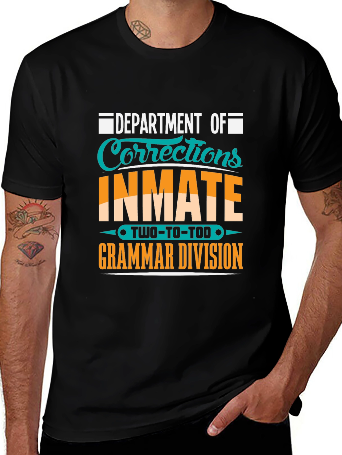 Corrections Inmate Grammar Division T-Shirt