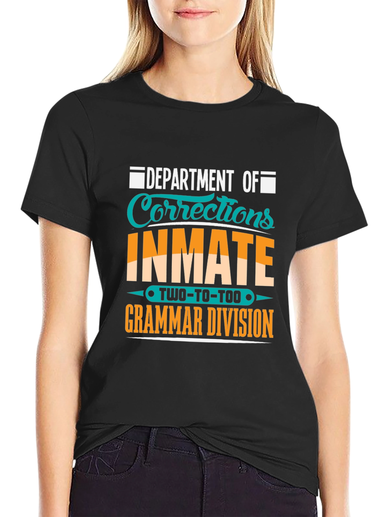 Corrections Inmate Grammar Division T-Shirt