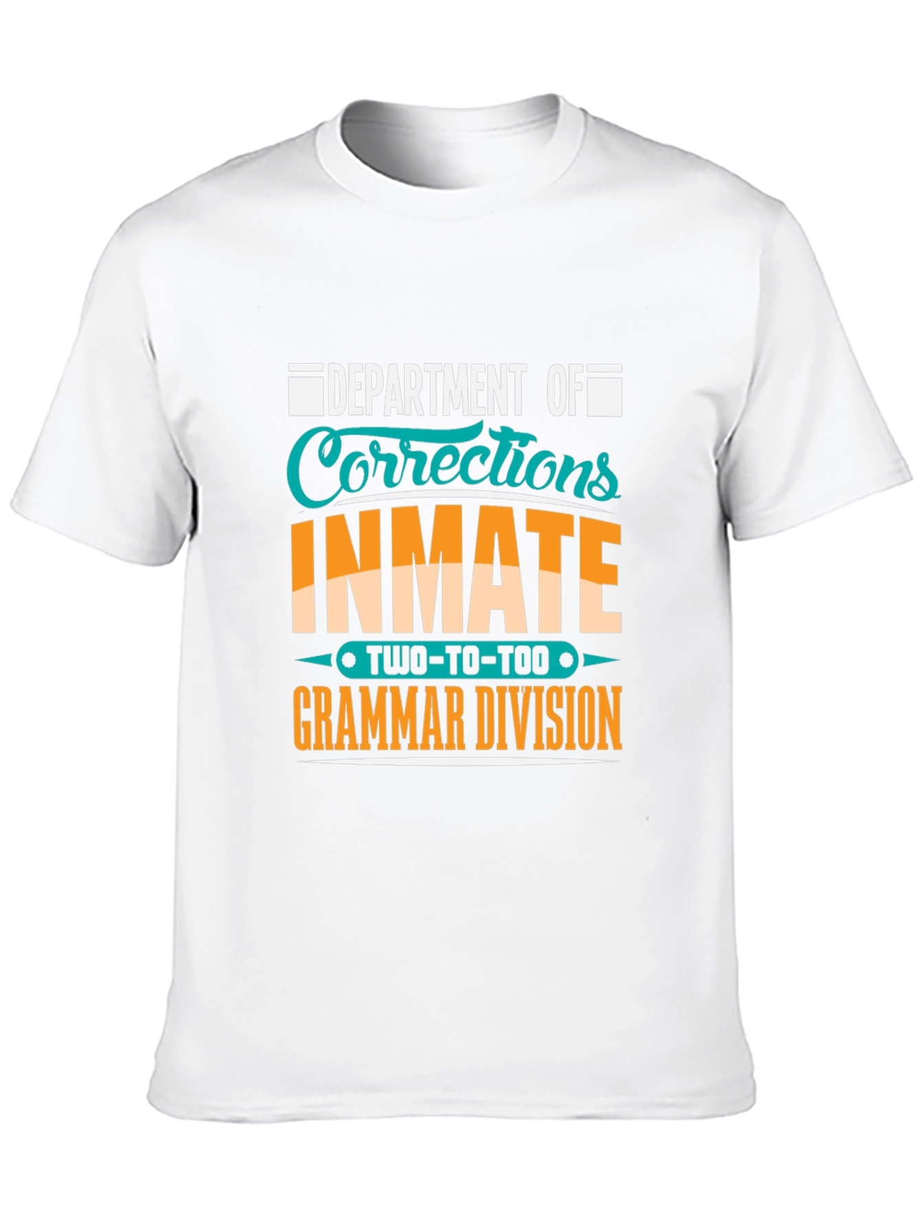 Corrections Inmate Grammar Division T-Shirt