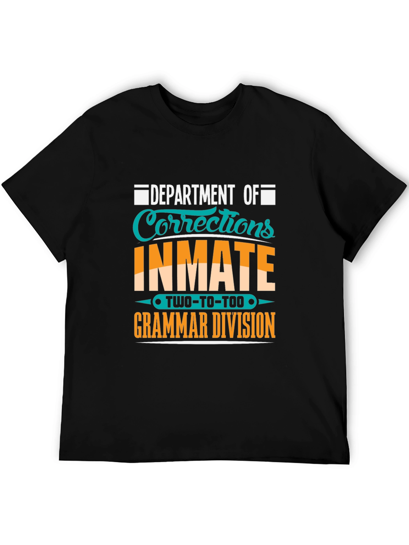 Corrections Inmate Grammar Division T-Shirt