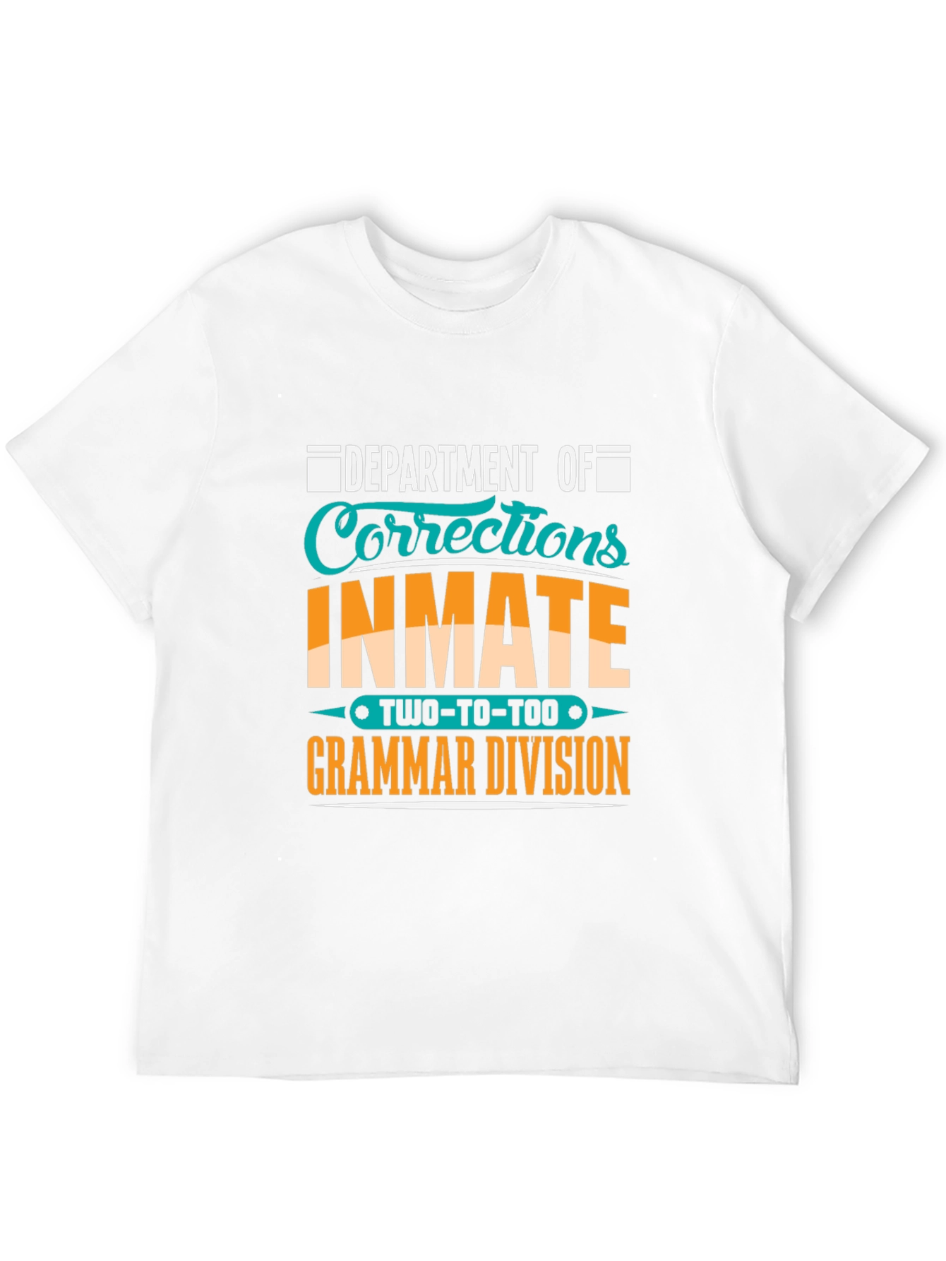 Corrections Inmate Grammar Division T-Shirt