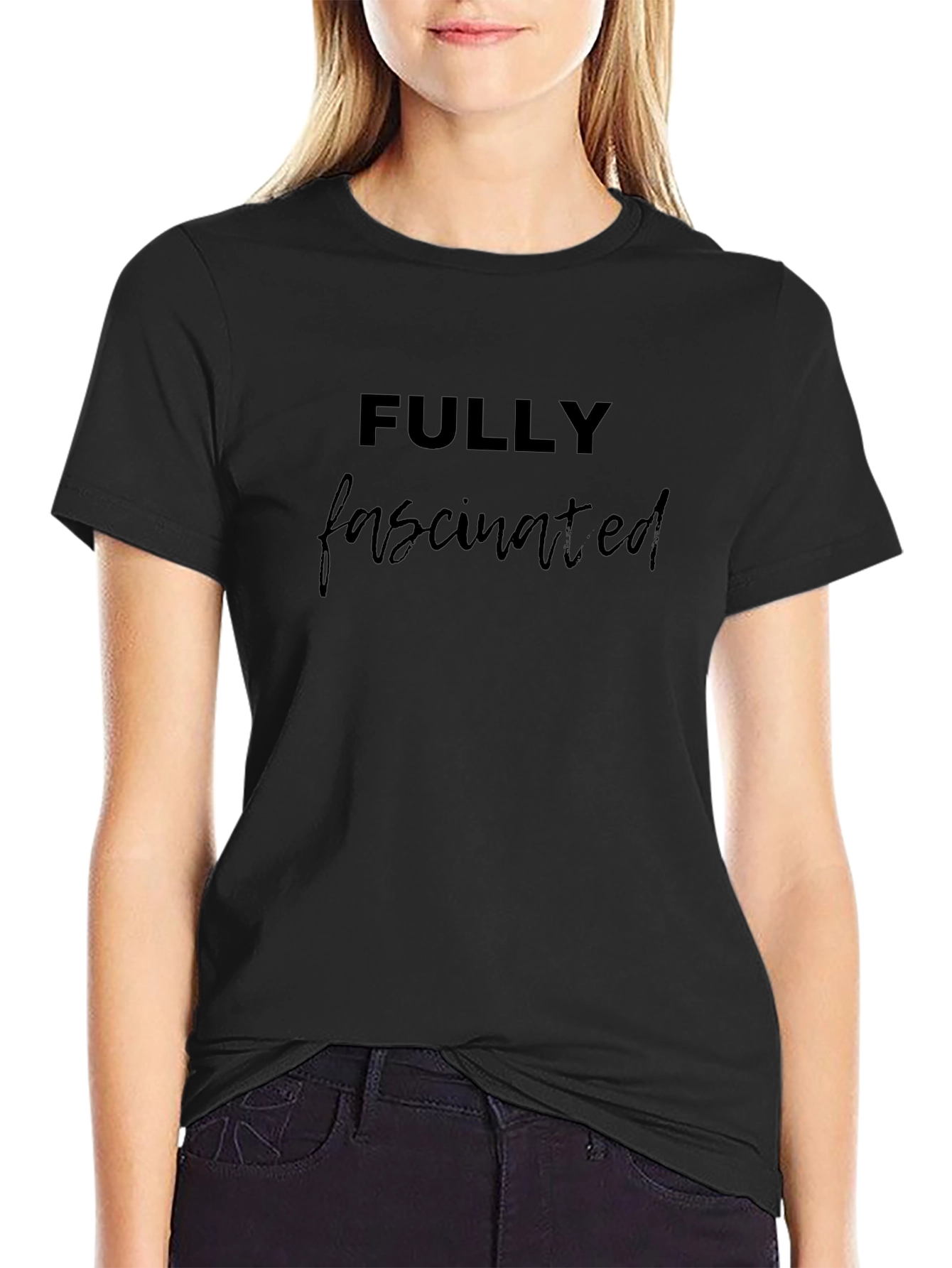 Fully Fascinated Black Graphic T-Shirt