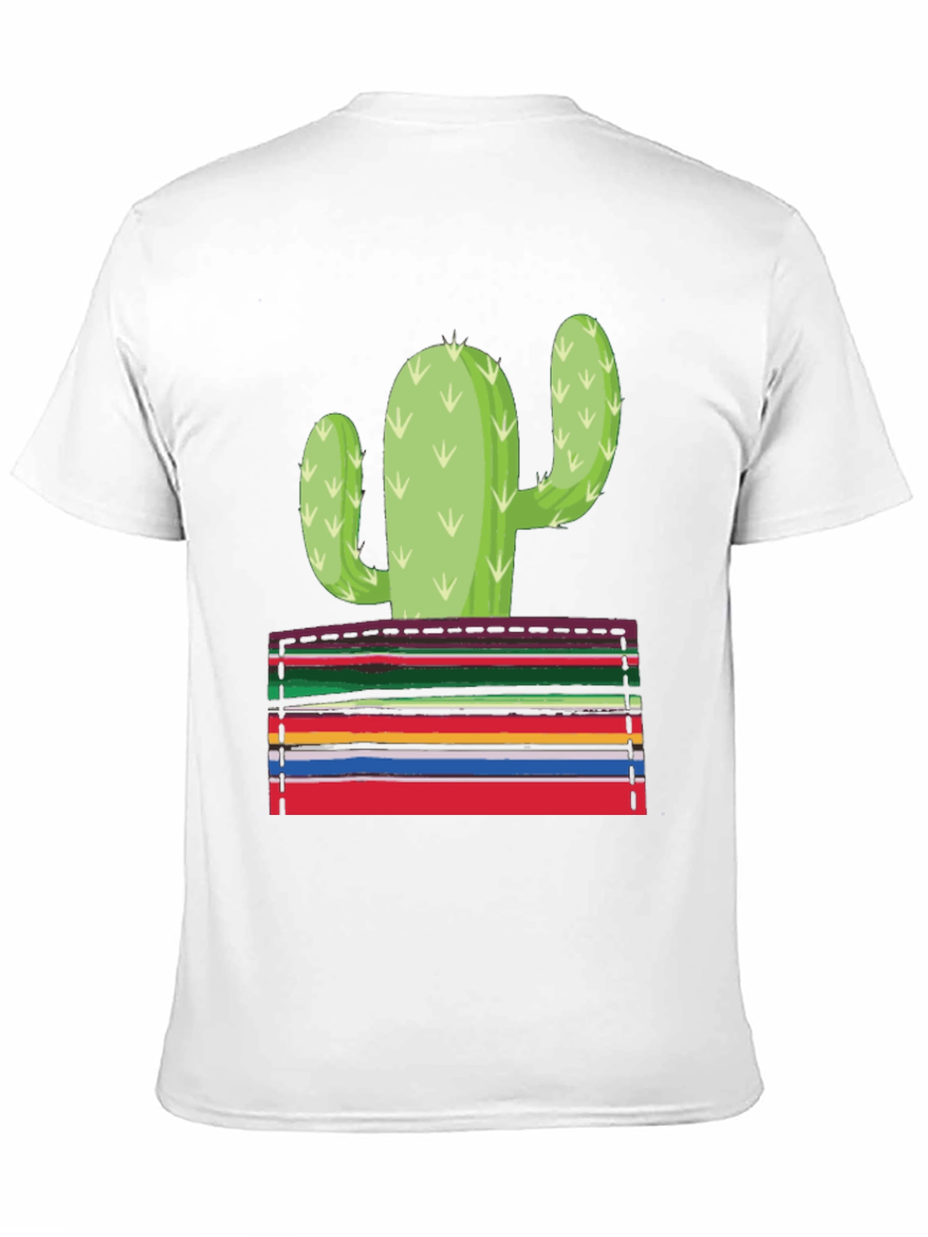 Cactus Pocket Graphic Tee - Stylish Mens T-Shirt