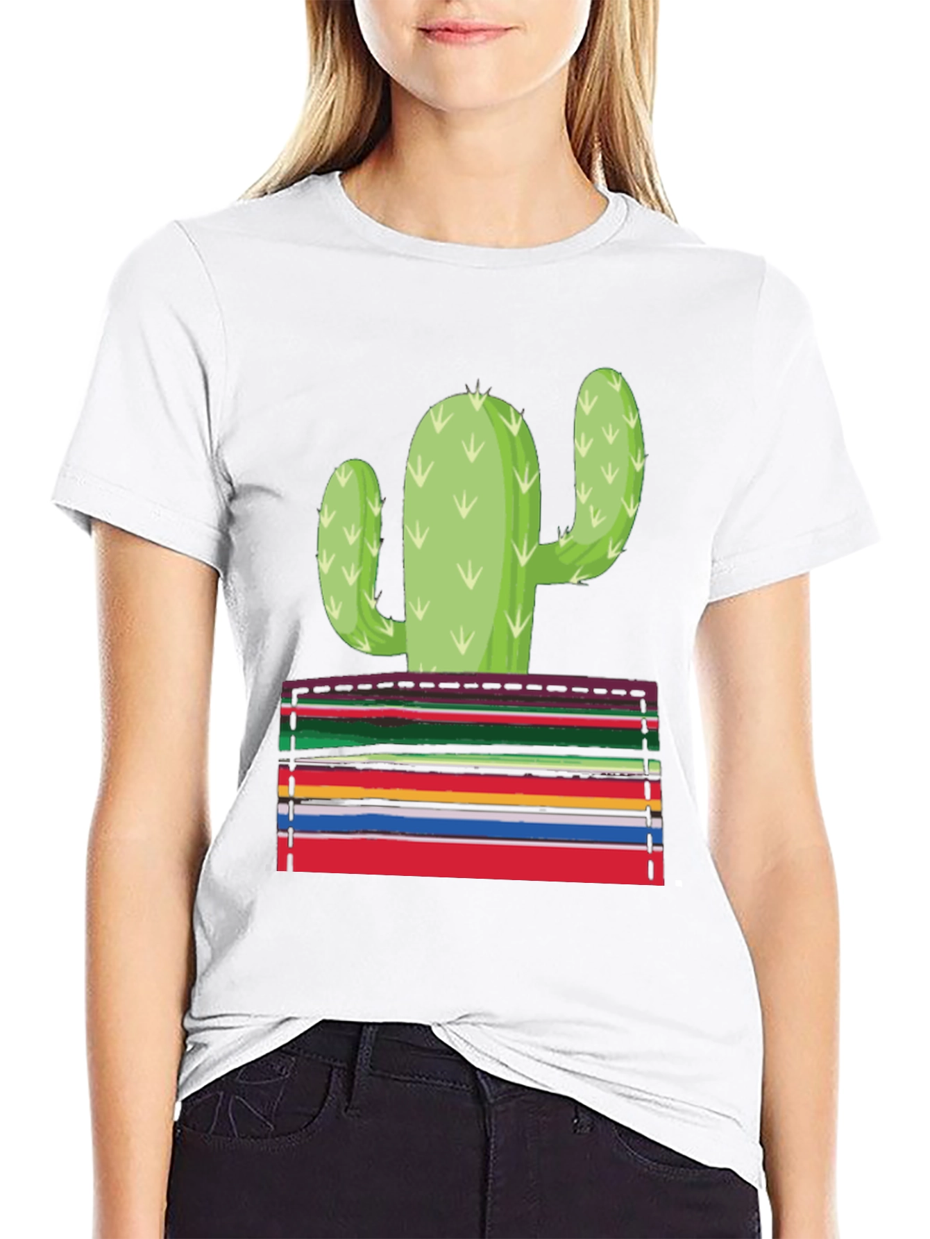 Cactus Pocket Graphic Tee - Stylish Mens T-Shirt