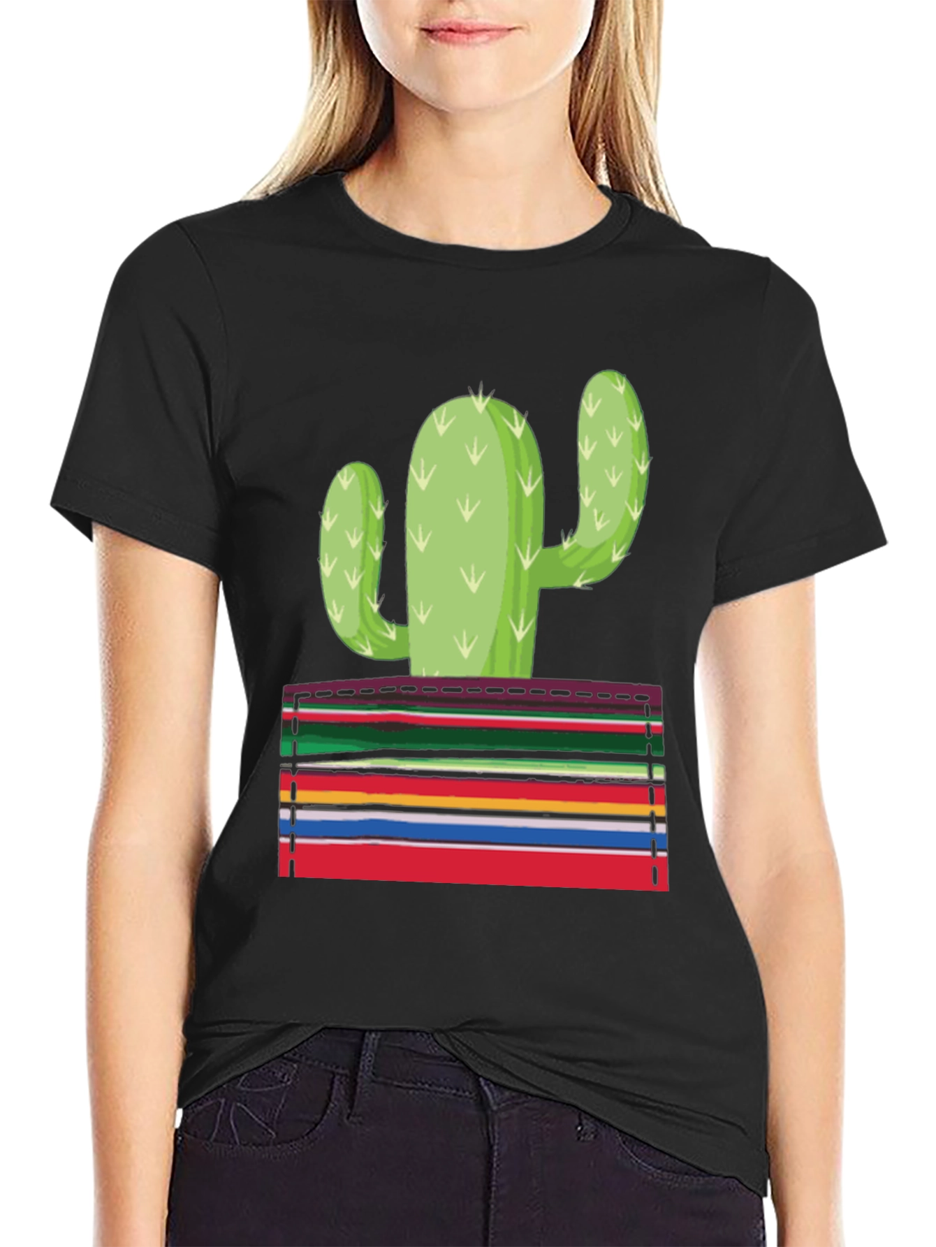 Cactus Pocket Graphic Tee - Stylish Mens T-Shirt