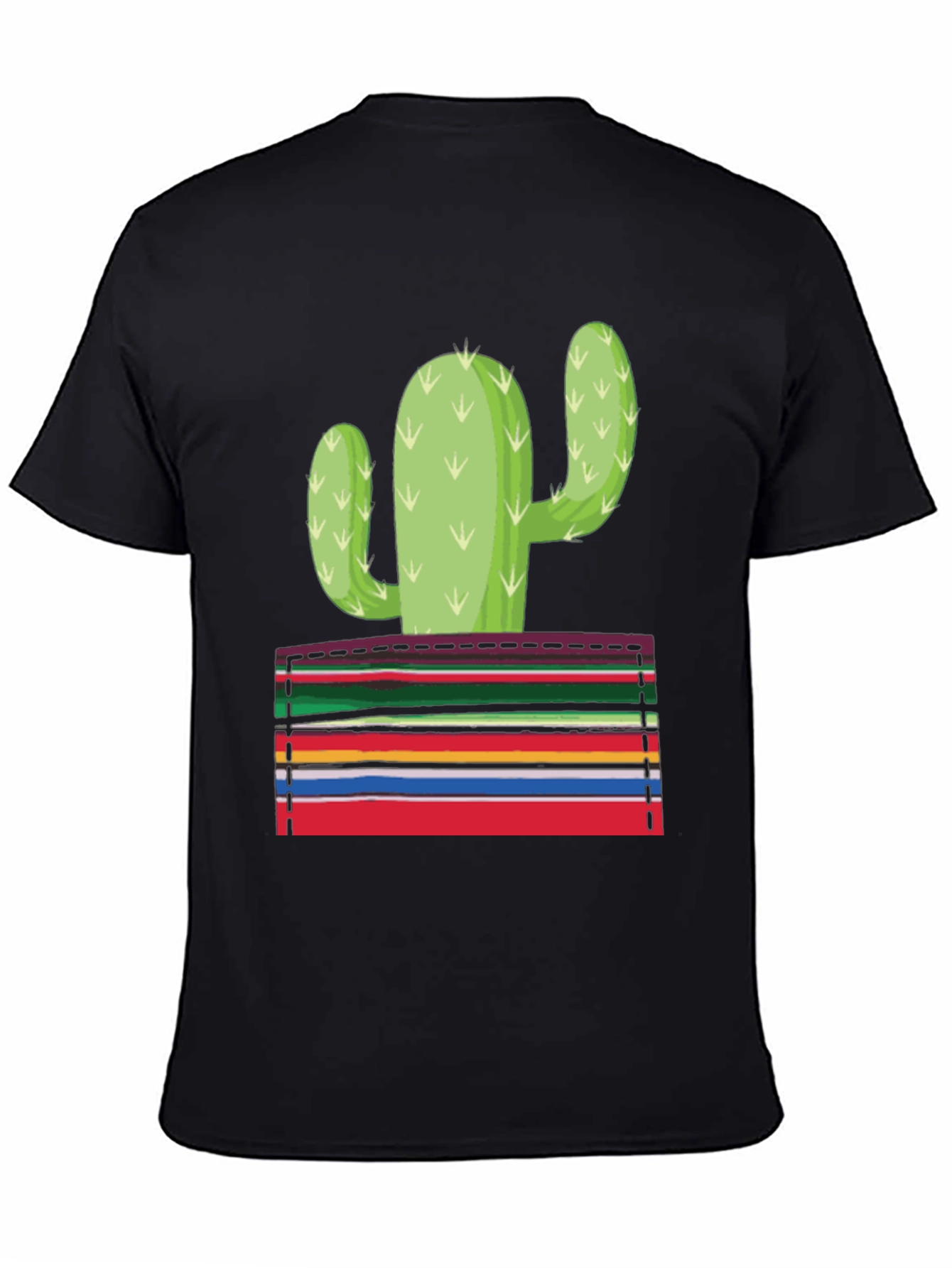 Cactus Pocket Graphic Tee - Stylish Mens T-Shirt